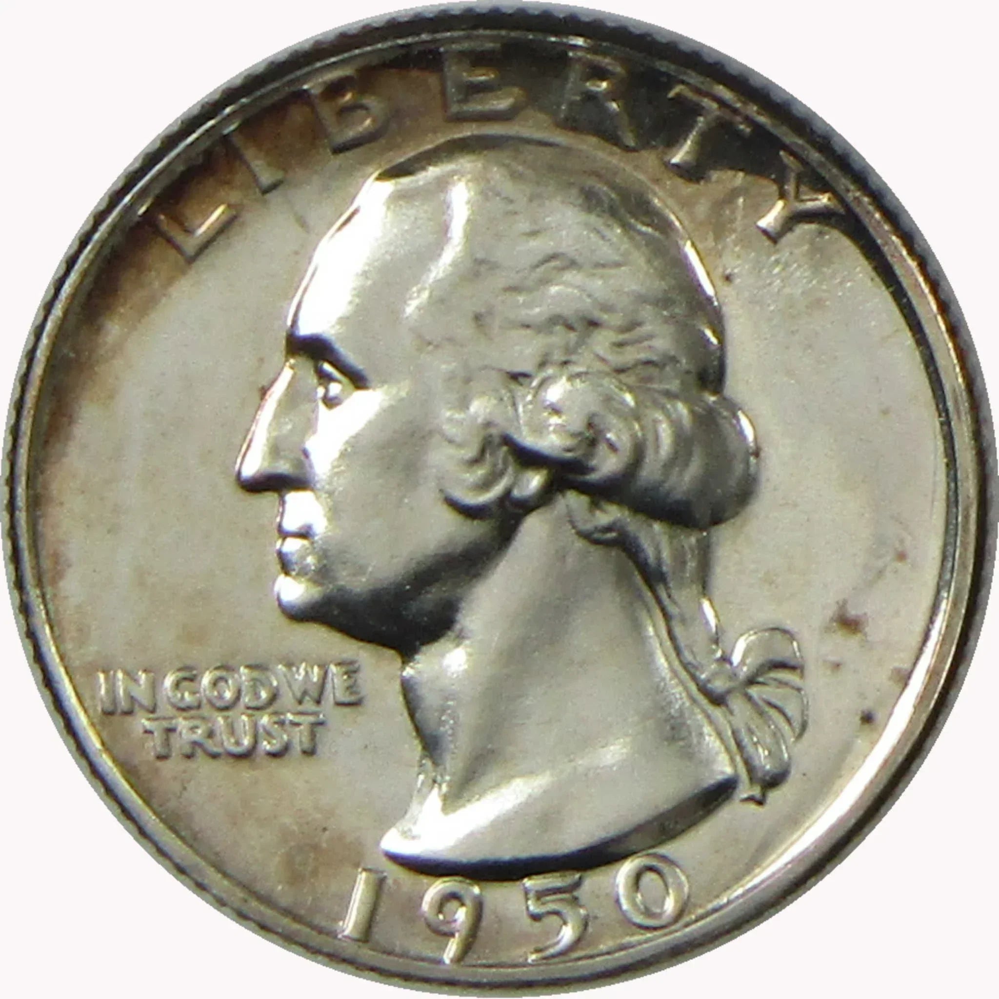 1950 Washington Silver Quarter Very Choice Proof 25c Coin Collectible