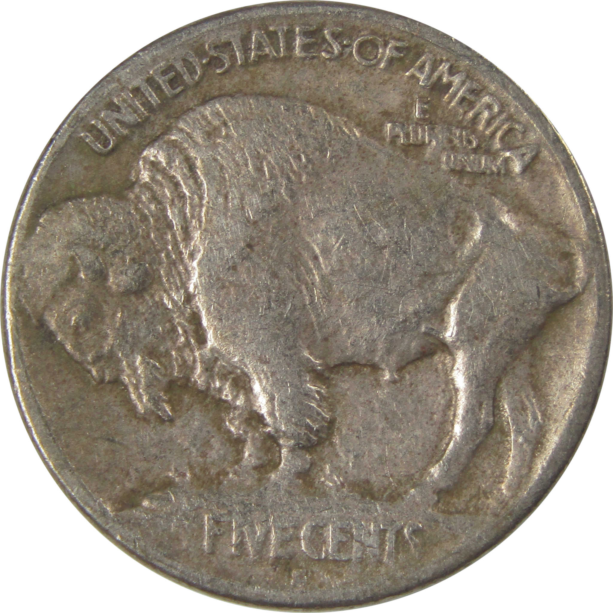 1913 S Type 1 Indian Head Buffalo Nickel F Fine Details SKU:I22924
