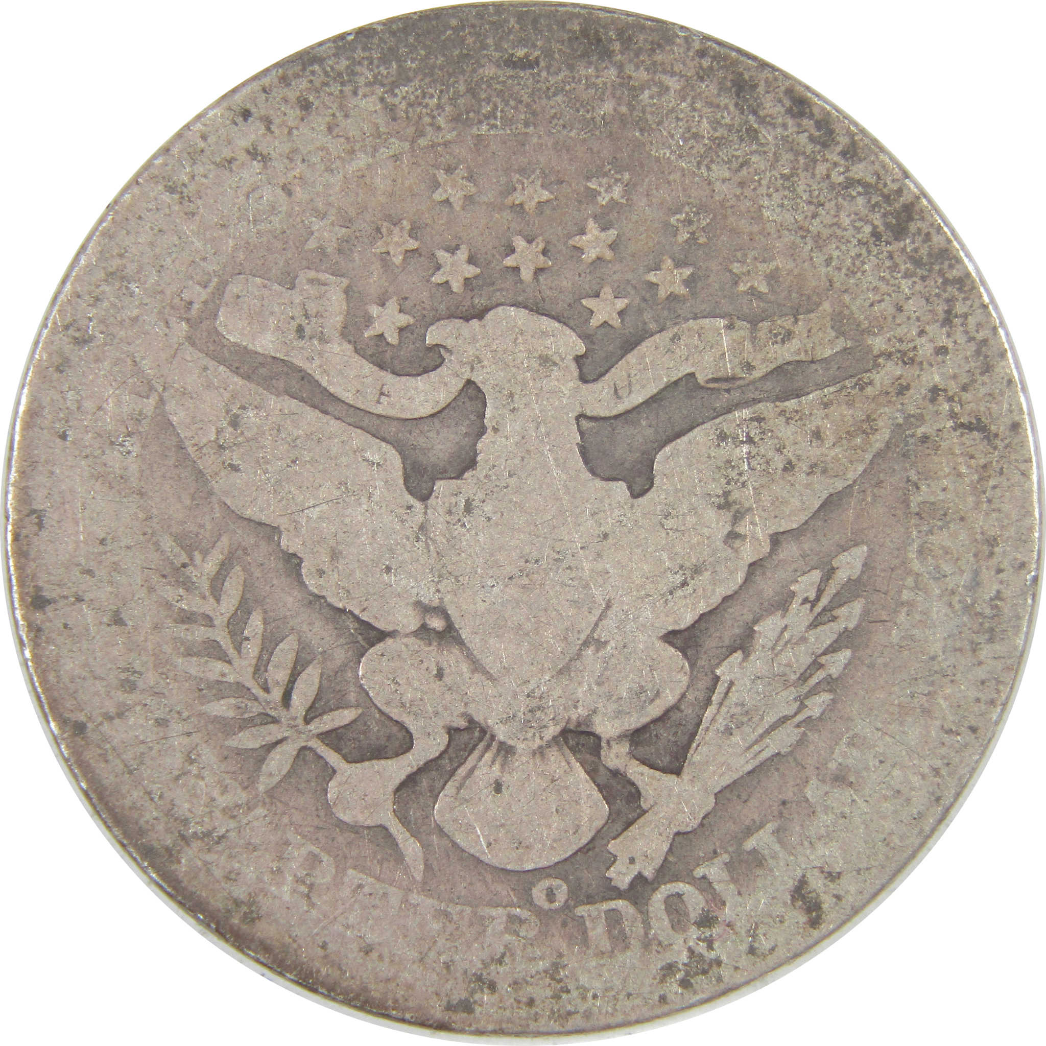 1905 O Barber Quarter AG About Good Silver 25c Coin SKU:I16755