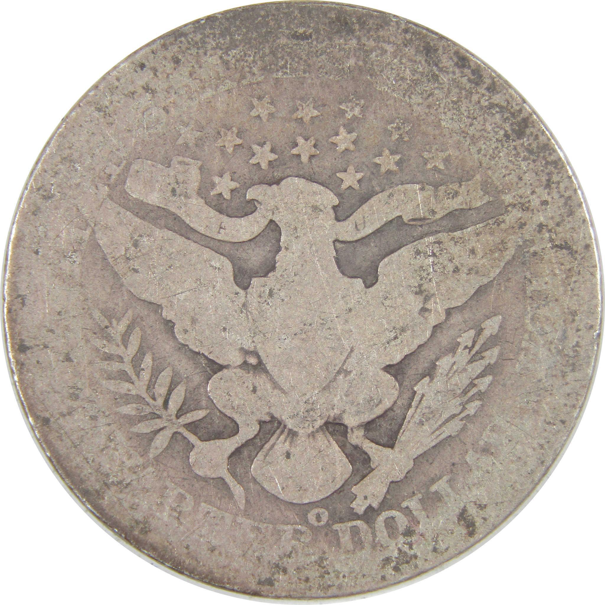 1905 O Barber Quarter AG About Good Silver 25c Coin SKU:I16755