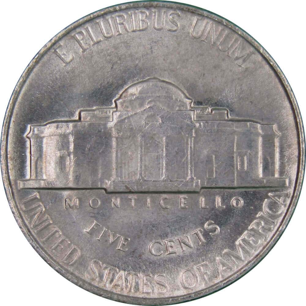 1952 Jefferson Nickel Uncirculated Mint State 5c Coin Collectible
