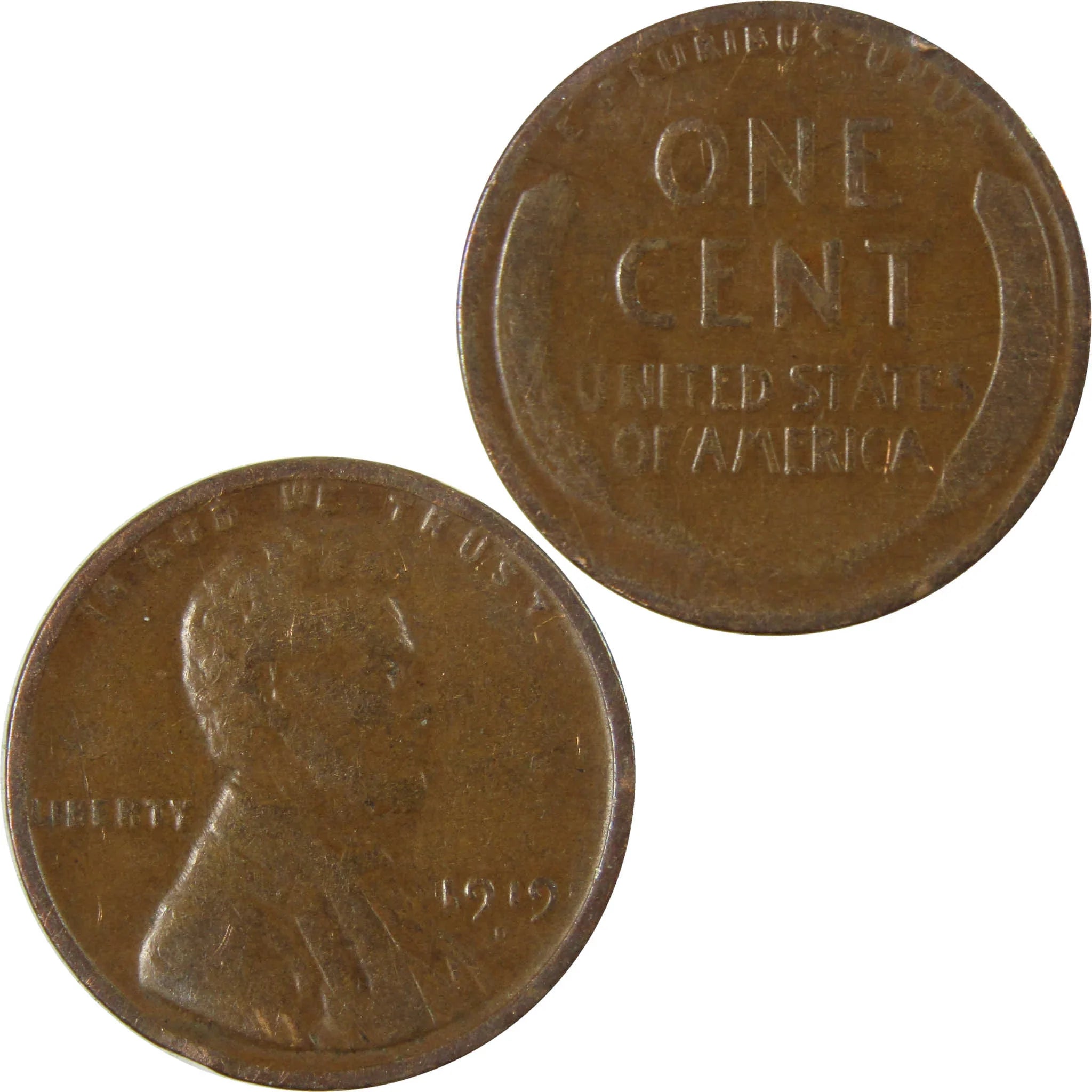 1919 D Lincoln Wheat Cent G Good Penny 1c Coin Collectible SKU:I27177