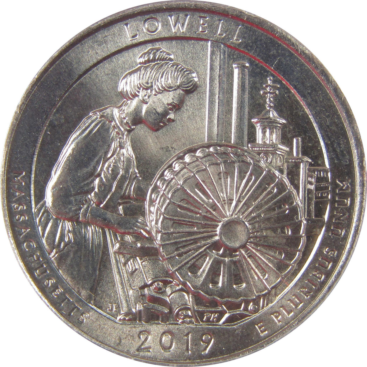 2019 W Lowell National Historical Park Quarter MS 66 ANACS SKU:I25611