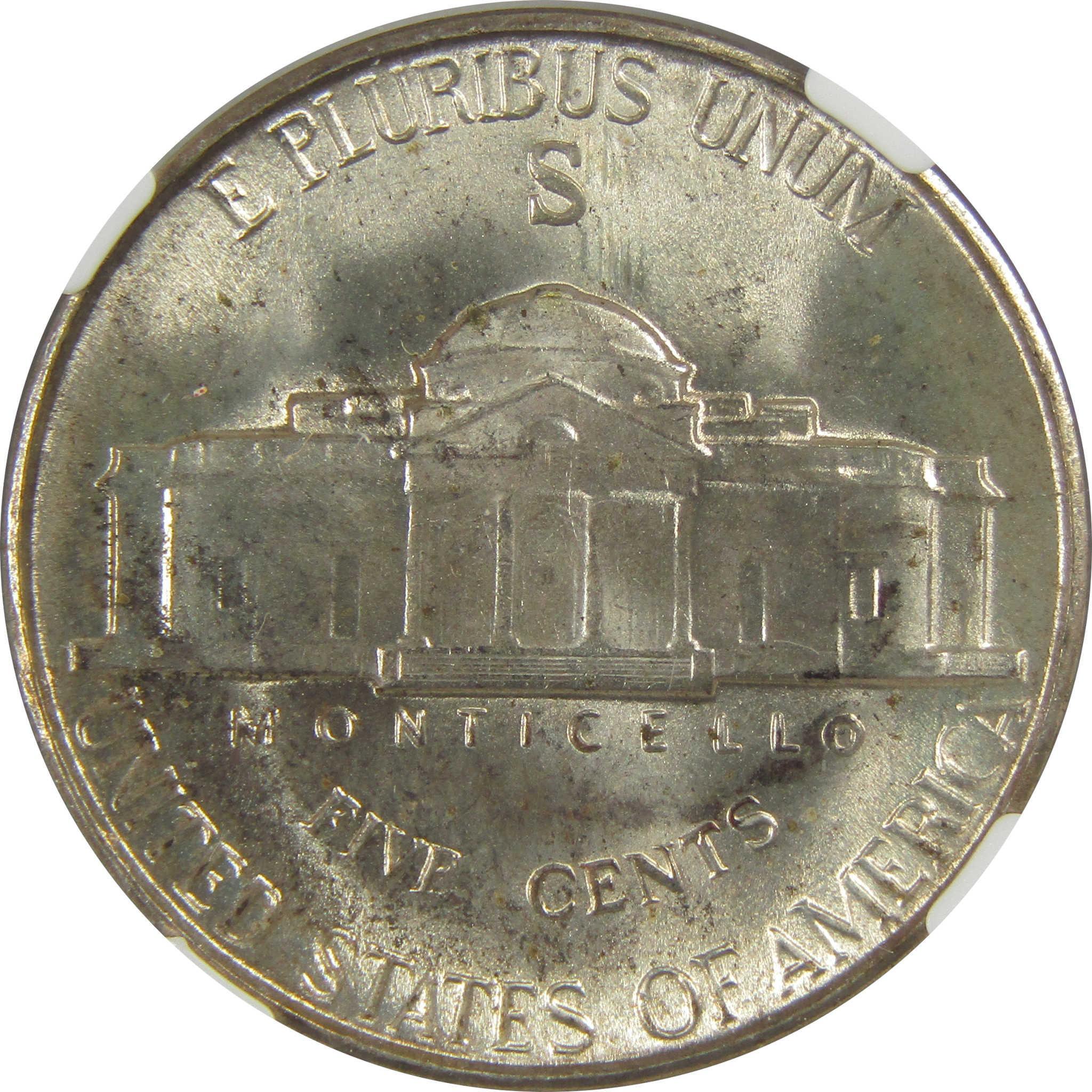1945 S Jefferson Nickel MS 66 NGC Silver Bag Fragment SKU:I20314