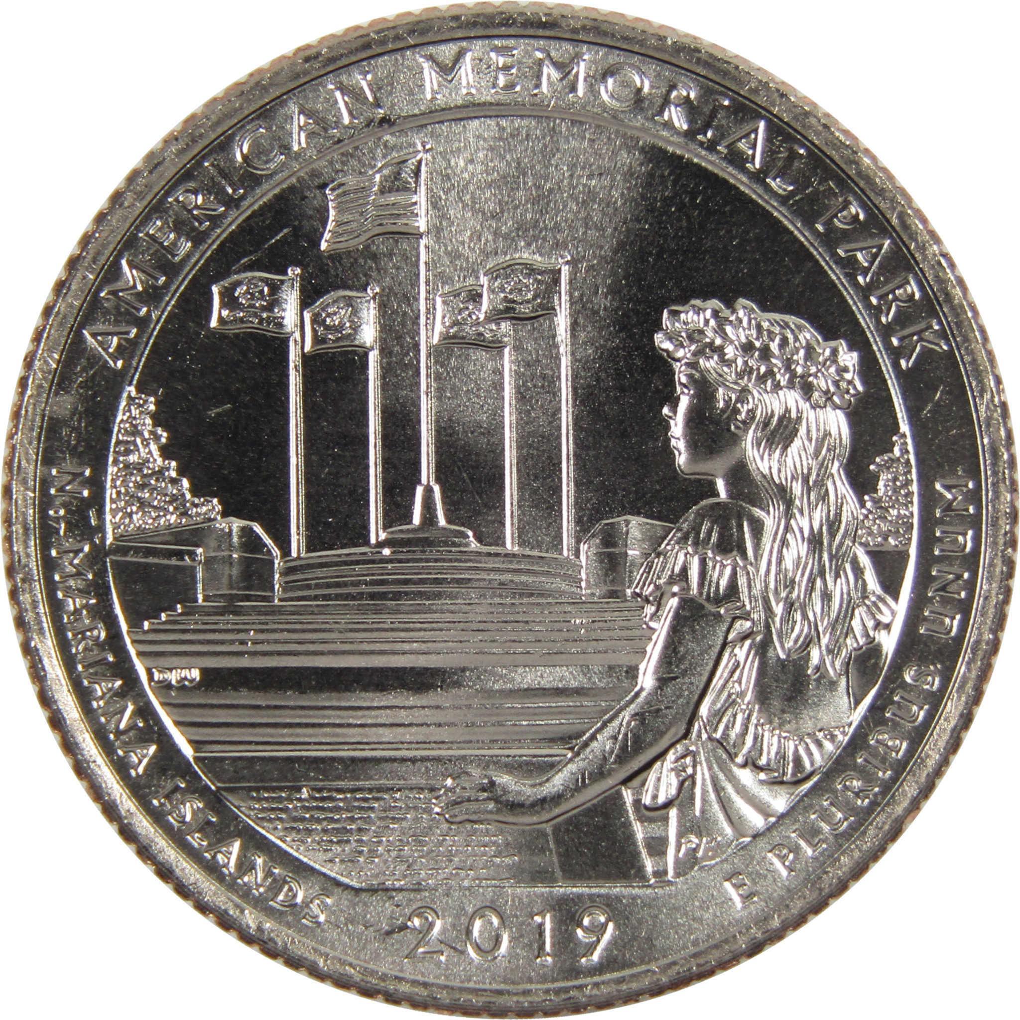 2019 P&D National Park Quarter 10 Coin Set Uncirculated