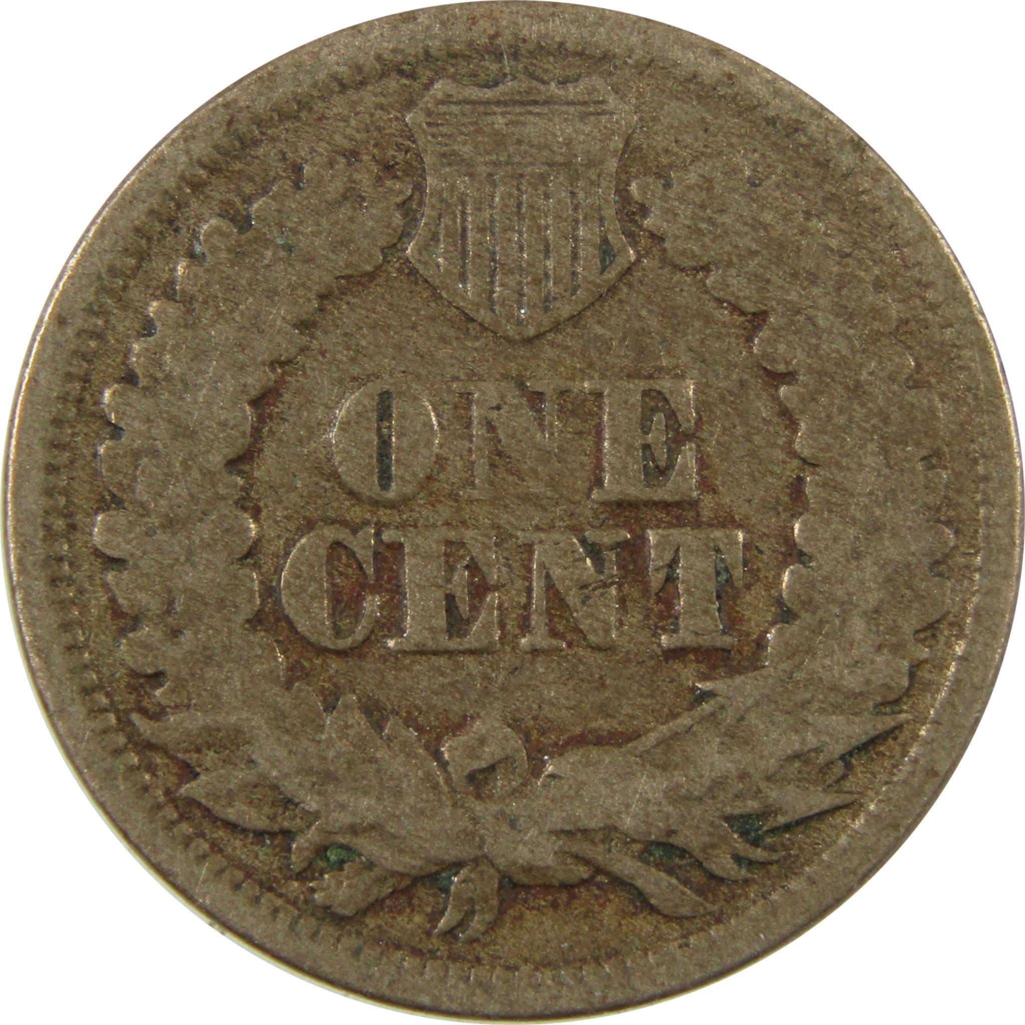 1864 Indian Head Copper-Nickel Cent G Good Penny 1c Coin SKU:CP1131