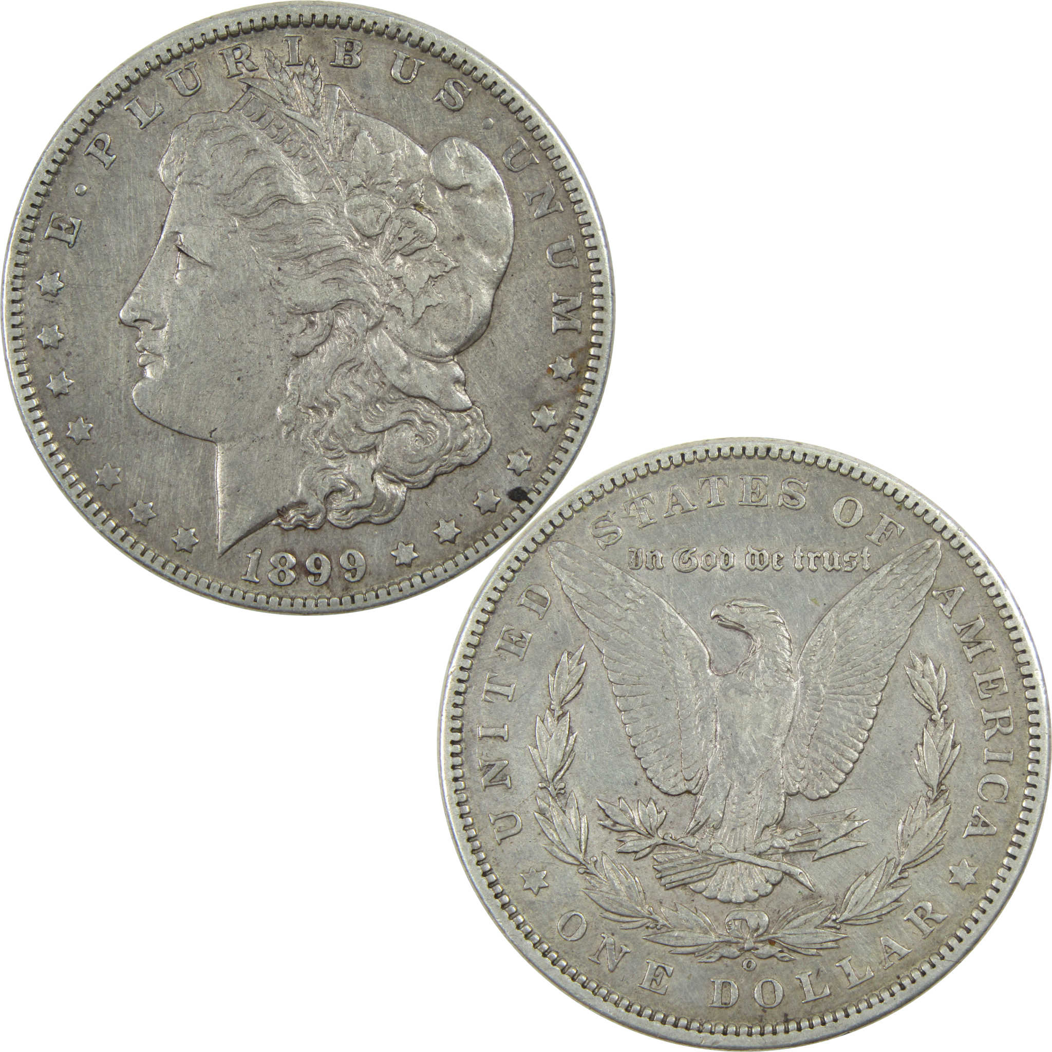 1899 O Micro O Morgan Dollar XF EF Extremely Fine Silver $1 SKU:I13369 - Morgan coin - Morgan silver dollar - Morgan silver dollar for sale - Profile Coins & Collectibles