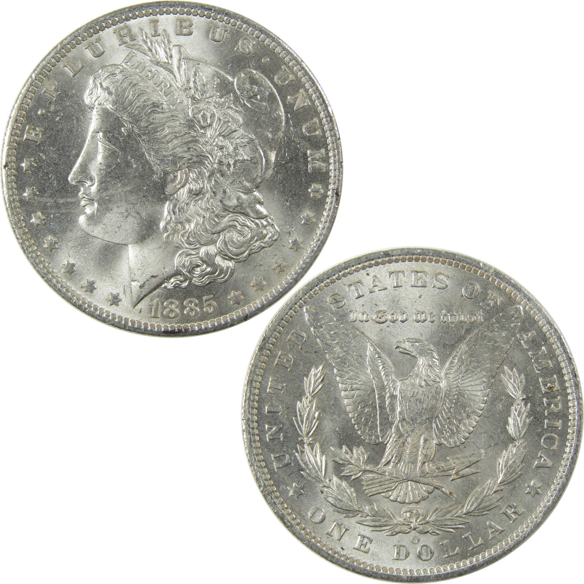 1885 O Morgan Silver Dollar Uncirculated Mint State $1 Coin SKU:I24527 - Morgan coin - Morgan silver dollar - Morgan silver dollar for sale - Profile Coins & Collectibles