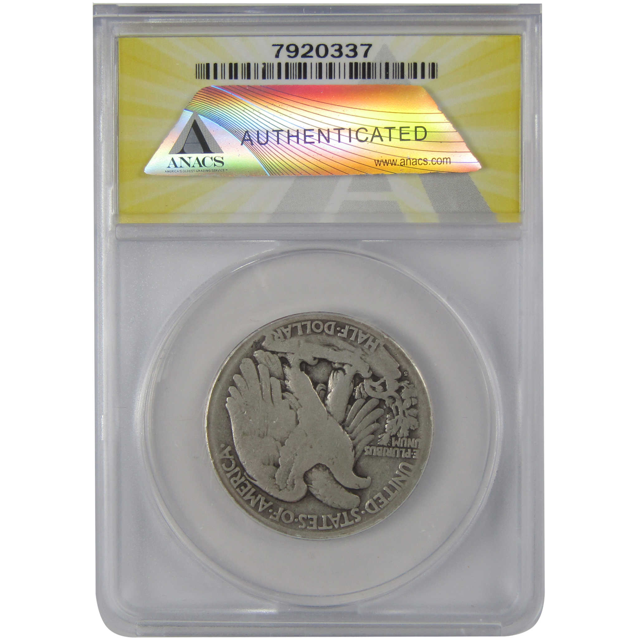 1921 S Liberty Walking Half Dollar G 6 ANACS Silver 50c Coin SKU:CP121