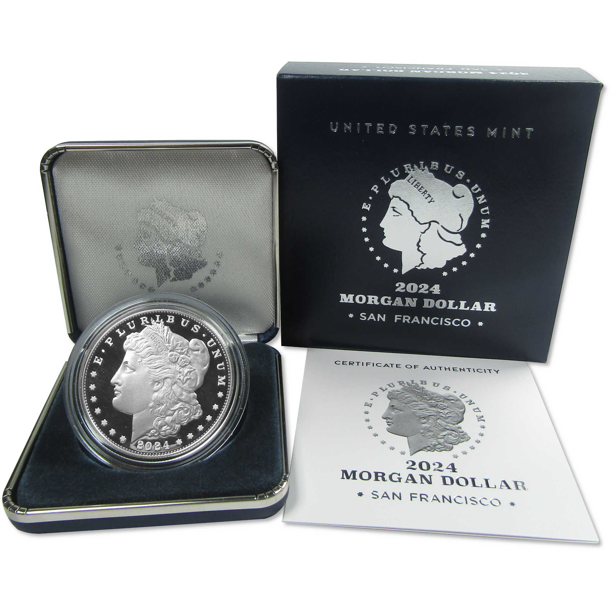2024 S Morgan Dollar Choice Proof .999 Silver $1 Coin OGP COA - Morgan coin - Morgan silver dollar - Morgan silver dollar for sale - Profile Coins & Collectibles