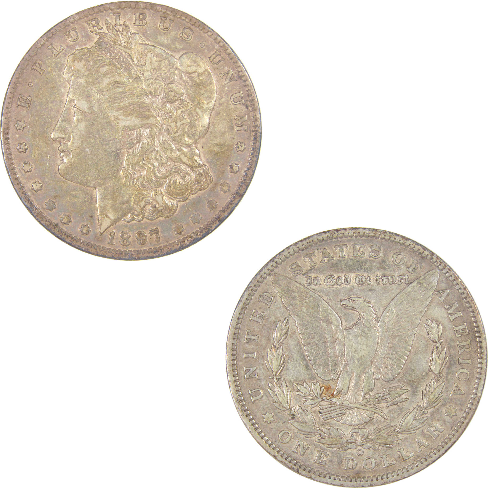 1897 O Morgan Dollar XF EF Extremely Fine Silver $1 Coin SKU:I16878 - Morgan coin - Morgan silver dollar - Morgan silver dollar for sale - Profile Coins & Collectibles