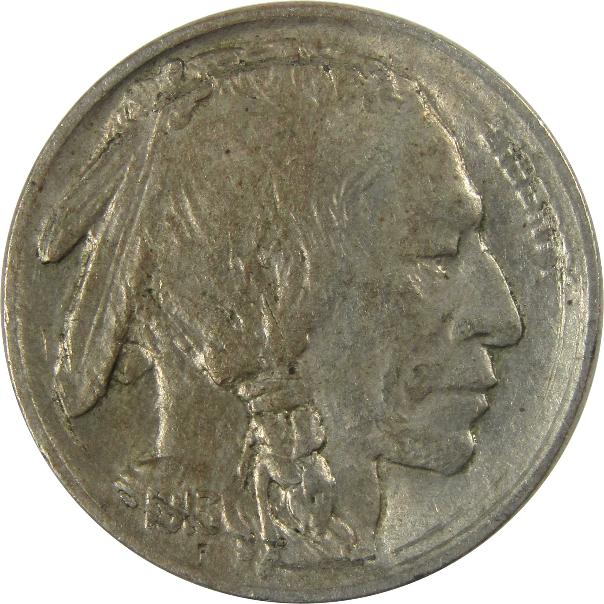 1913 T2 Indian Head Buffalo Nickel AU About Unc Dets 5c SKU:I27457