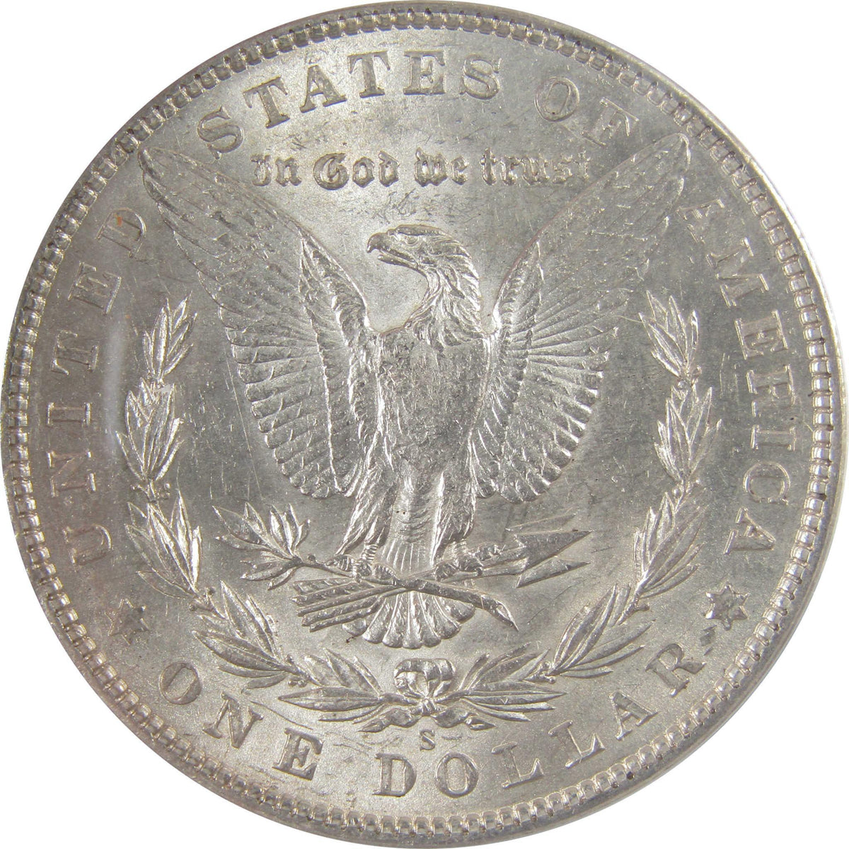 1900 S Morgan Silver Dollar AU 55 ANACS $1 Coin SKU:I25669 - Morgan coin - Morgan silver dollar - Morgan silver dollar for sale - Profile Coins & Collectibles