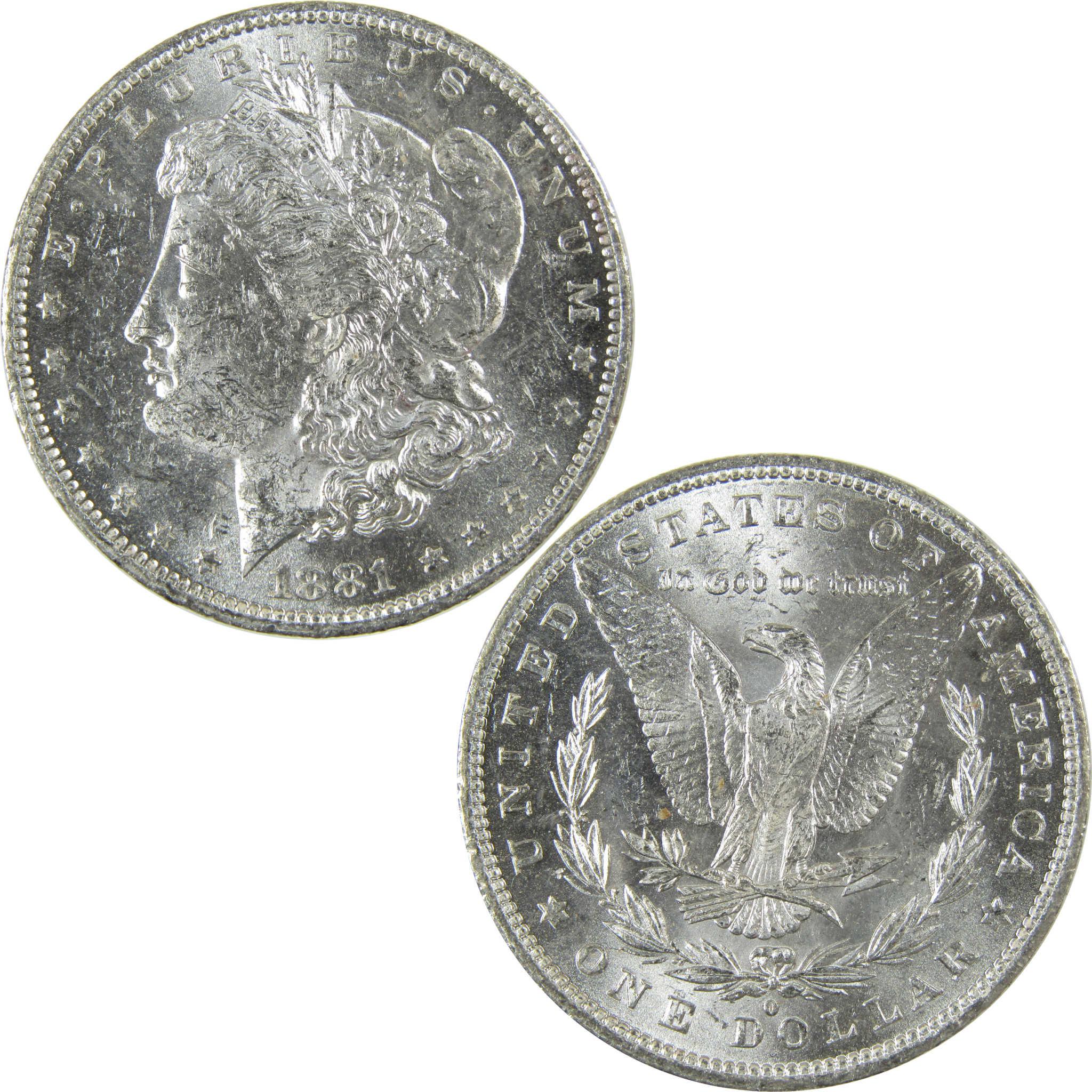 1881 O Morgan Silver Dollar Uncirculated Mint State $1 Coin SKU:I27702 - Morgan coin - Morgan silver dollar - Morgan silver dollar for sale - Profile Coins & Collectibles