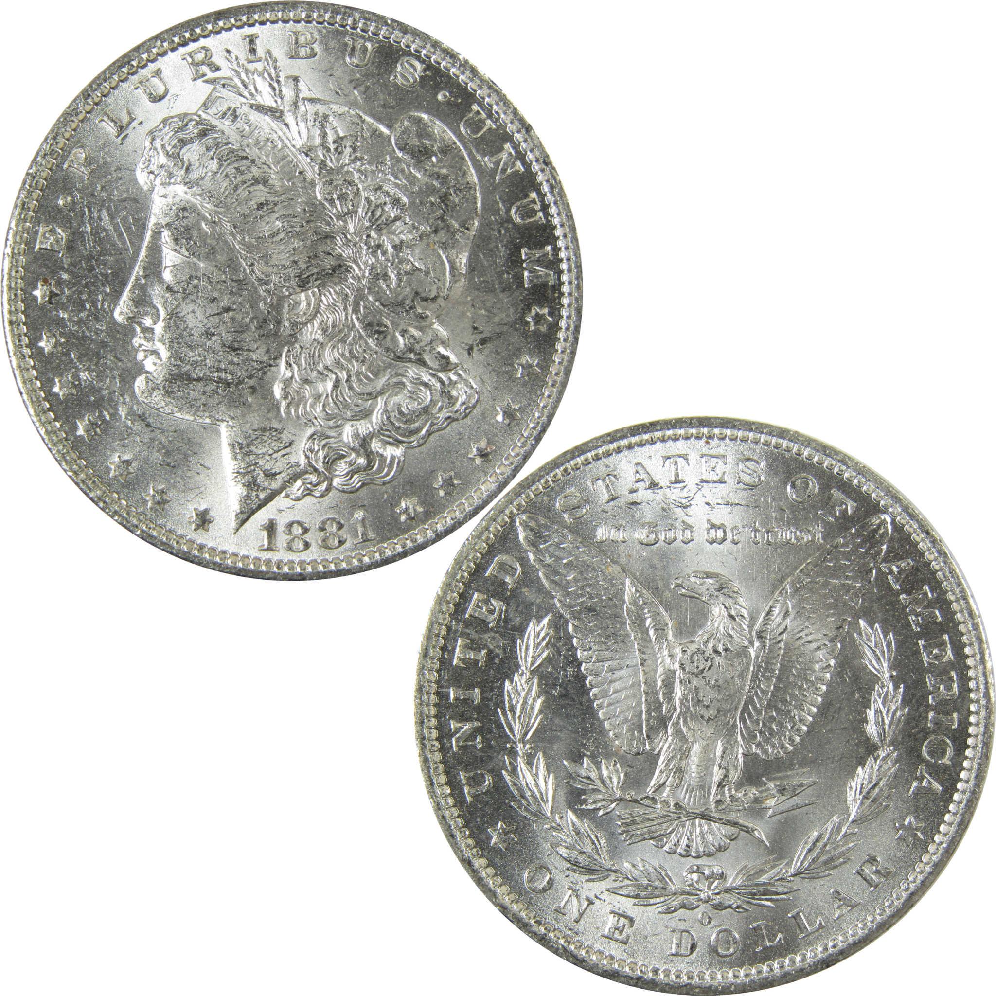1881 O Morgan Silver Dollar Uncirculated Mint State $1 Coin SKU:I27703 - Morgan coin - Morgan silver dollar - Morgan silver dollar for sale - Profile Coins & Collectibles