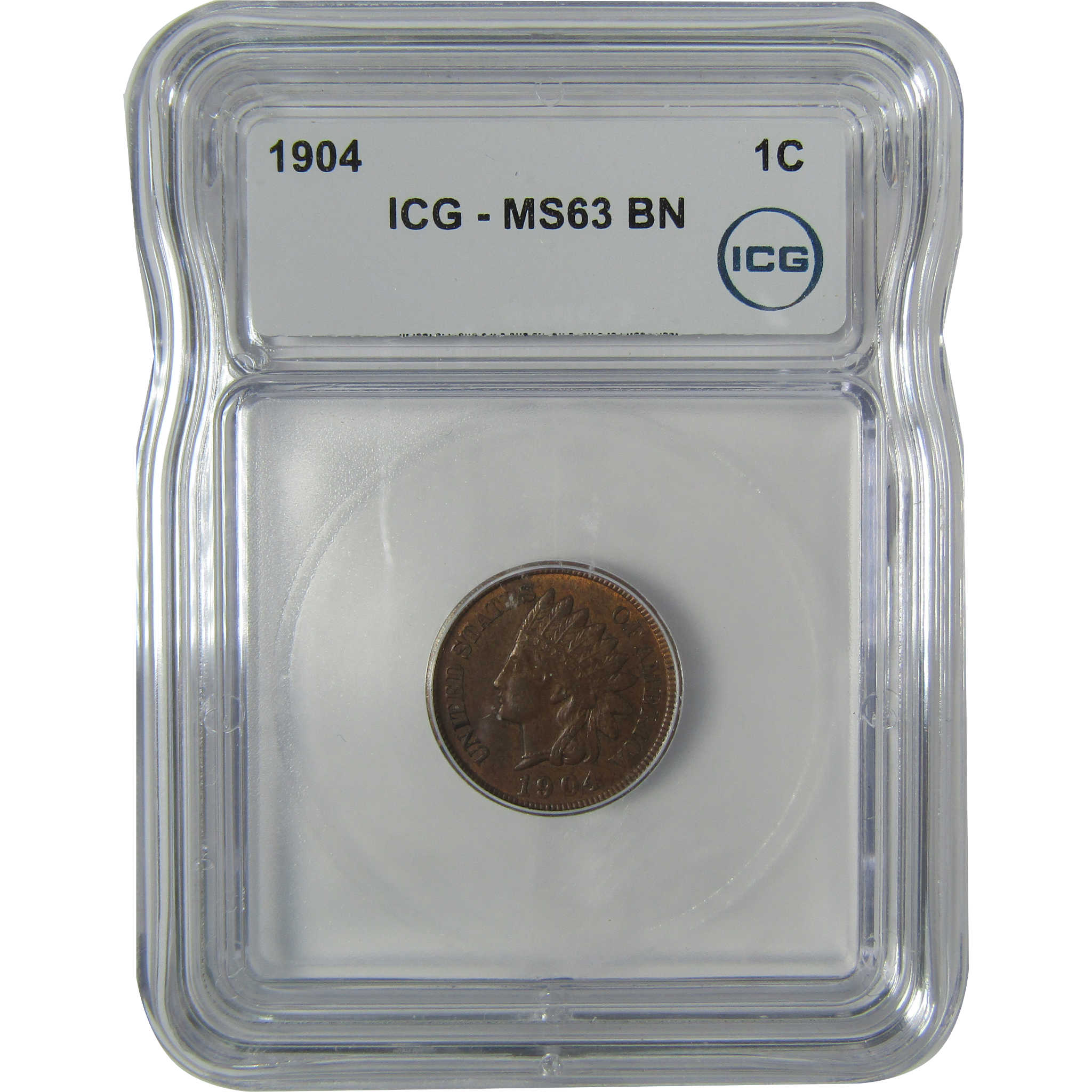 1904 Indian Head Cent MS 63 BN ICG Penny Uncirculated SKU:I22952