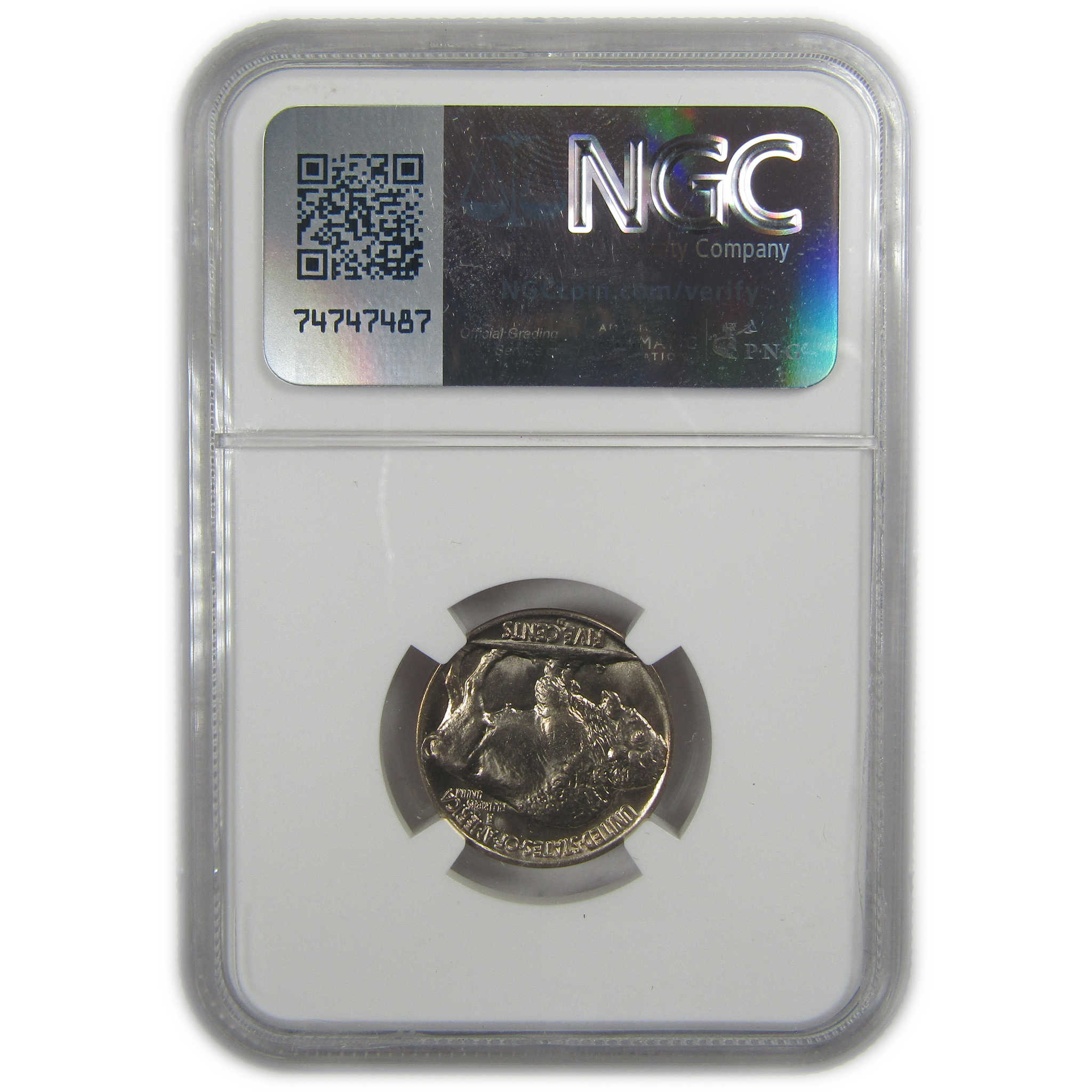 1938 D Indian Head Buffalo Nickel MS 67 NGC Bag Fragment SKU:I20545