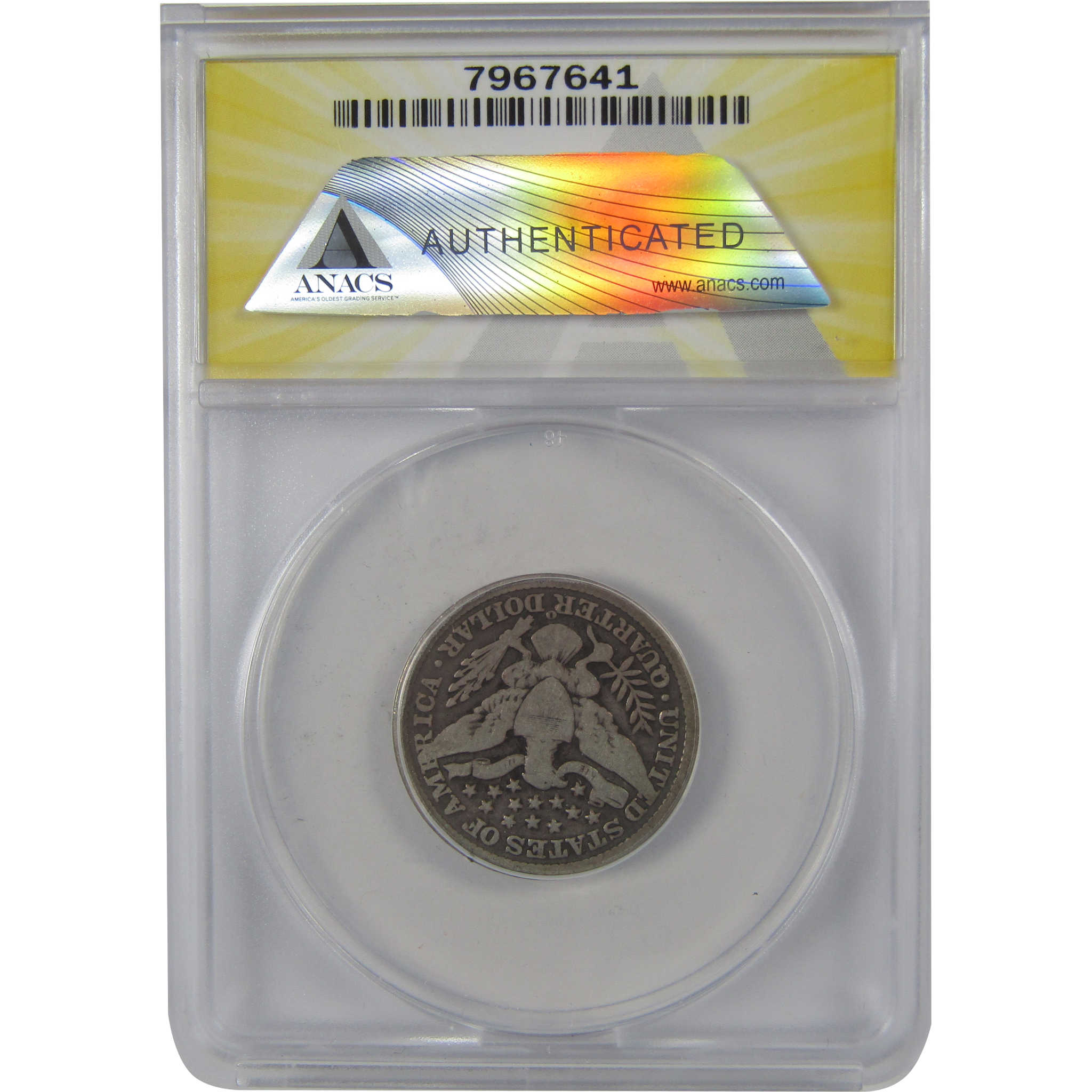 1897 O Barber Quarter G 6 ANACS Silver 25c Coin Collectible SKU:I23549