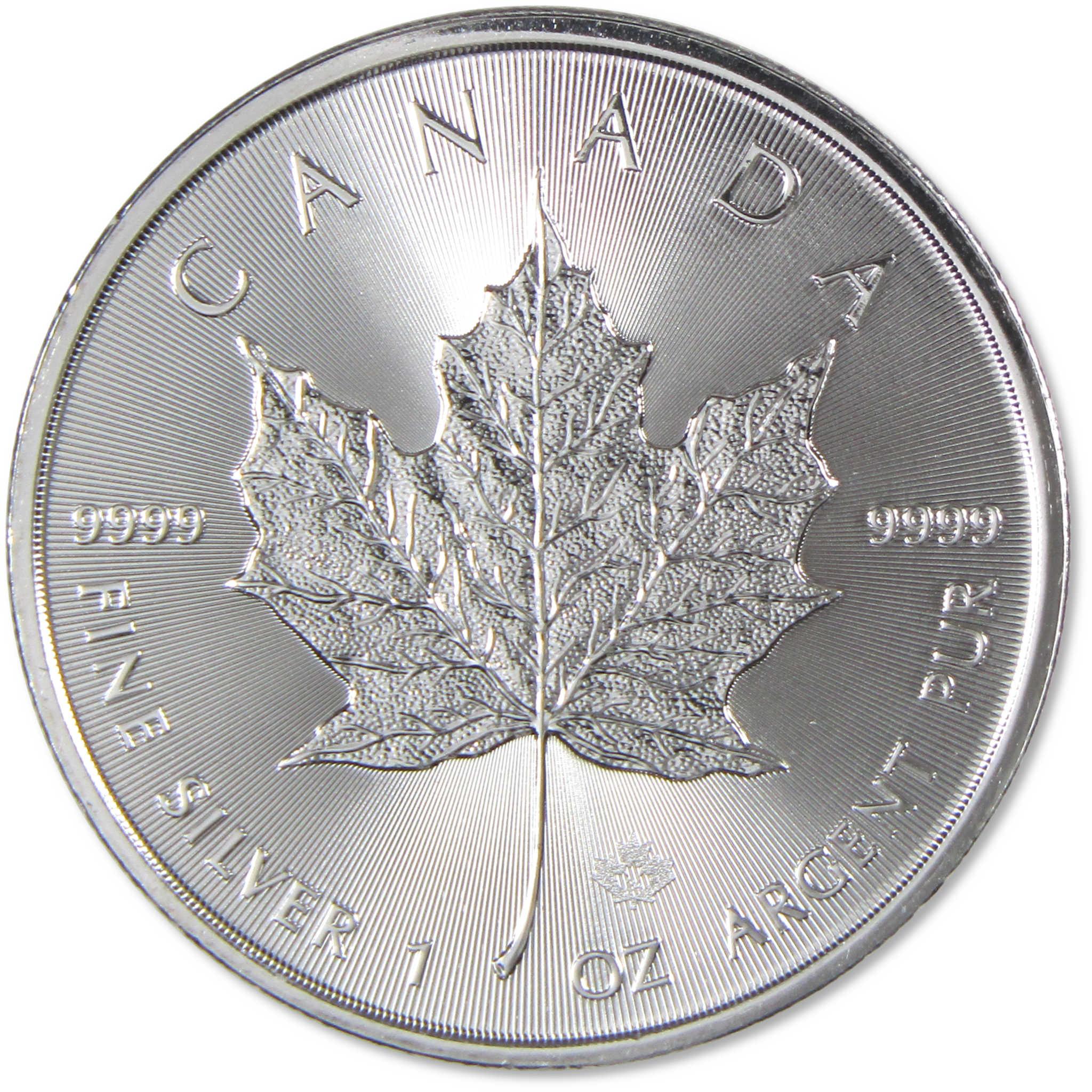 2024 Canadian Maple Leaf BU Brilliant Uncirculated 1 oz .9999 Silver