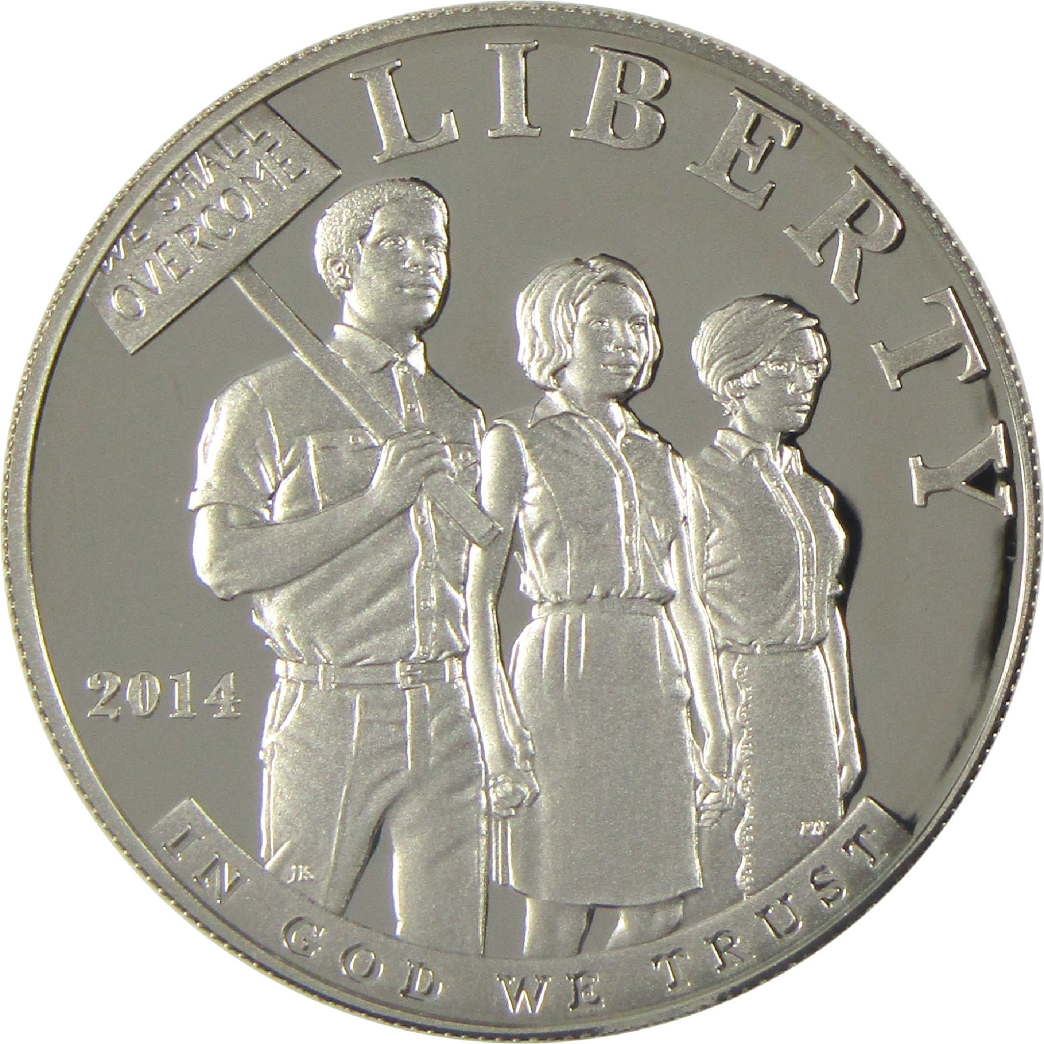 Civil Rights Act of 1964 Commemorative Dollar 2014 P Proof Silver