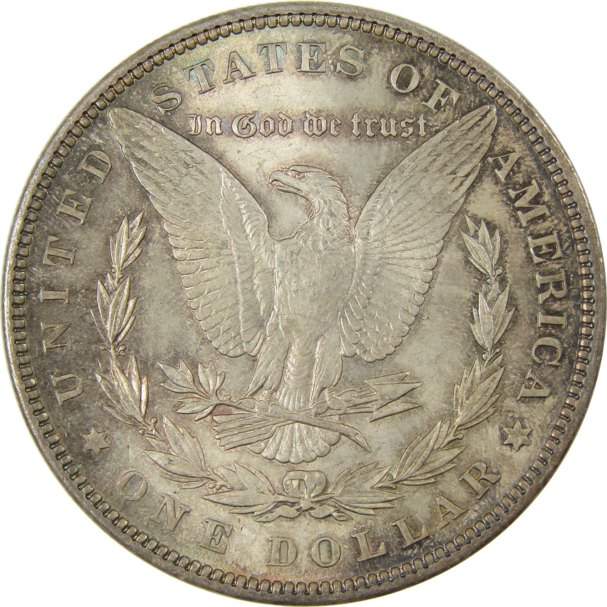1898 Morgan Silver$1 Uncirculated Mint State $1 Coin Toned SKU:CP654