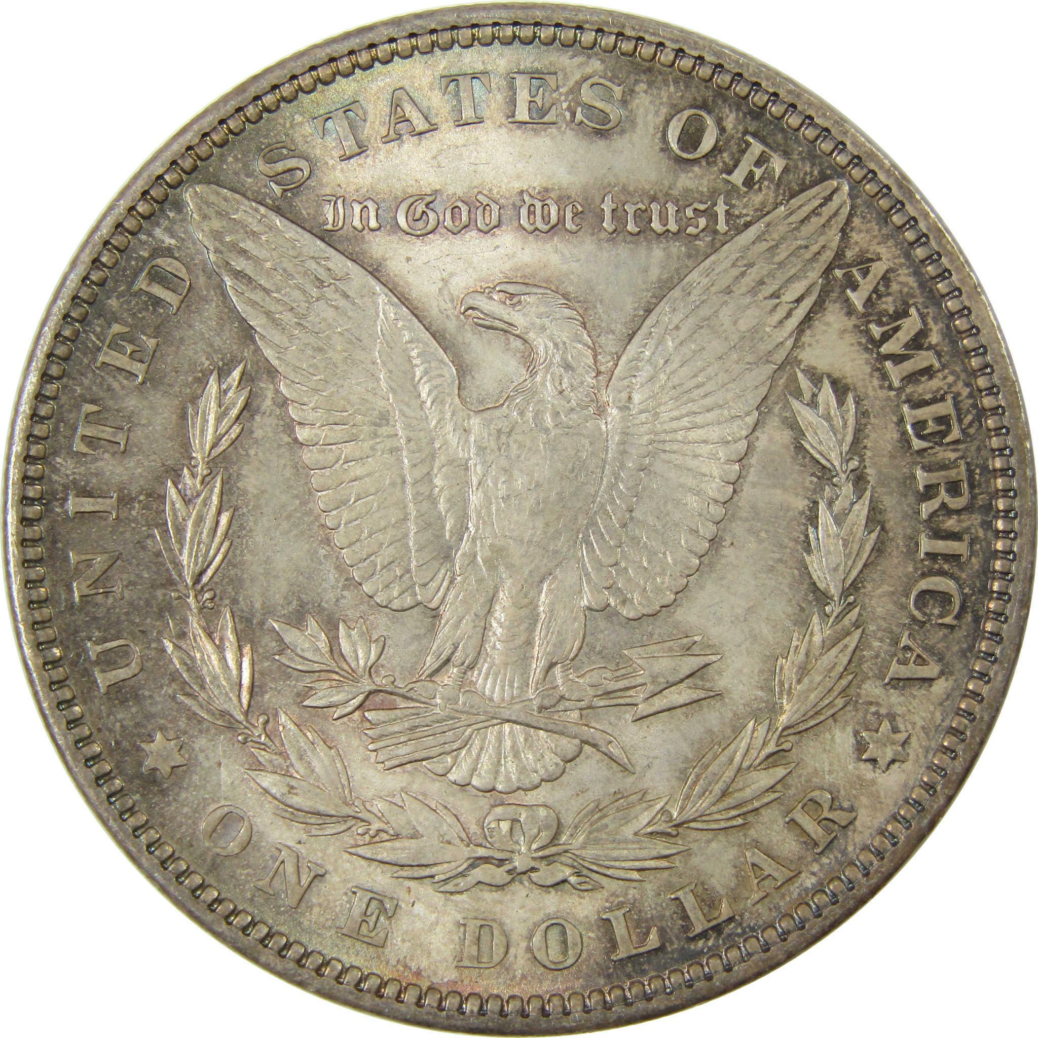 1898 Morgan Silver$1 Uncirculated Mint State $1 Coin Toned SKU:CP654