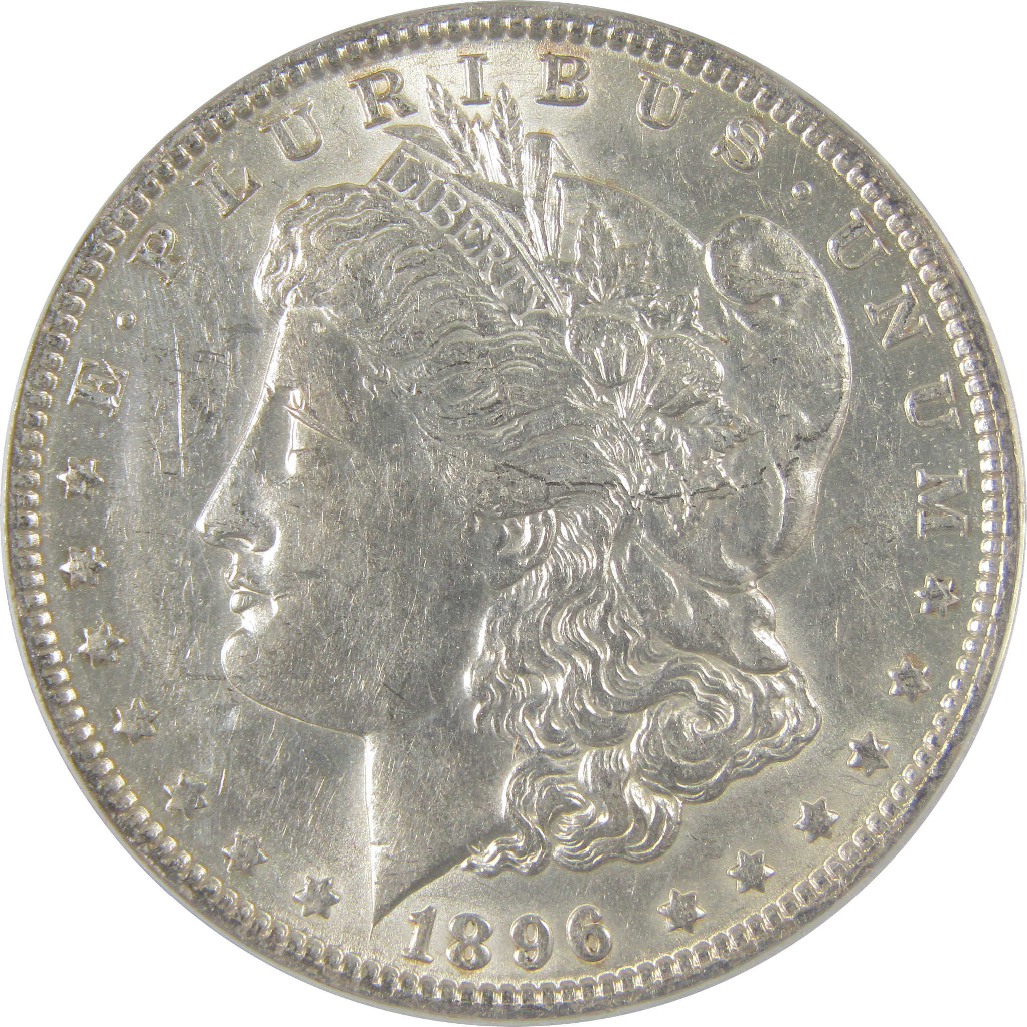 1896 O Morgan Dollar AU 50 Details ANACS Silver $1 Coin SKU:I19007 - Morgan coin - Morgan silver dollar - Morgan silver dollar for sale - Profile Coins & Collectibles