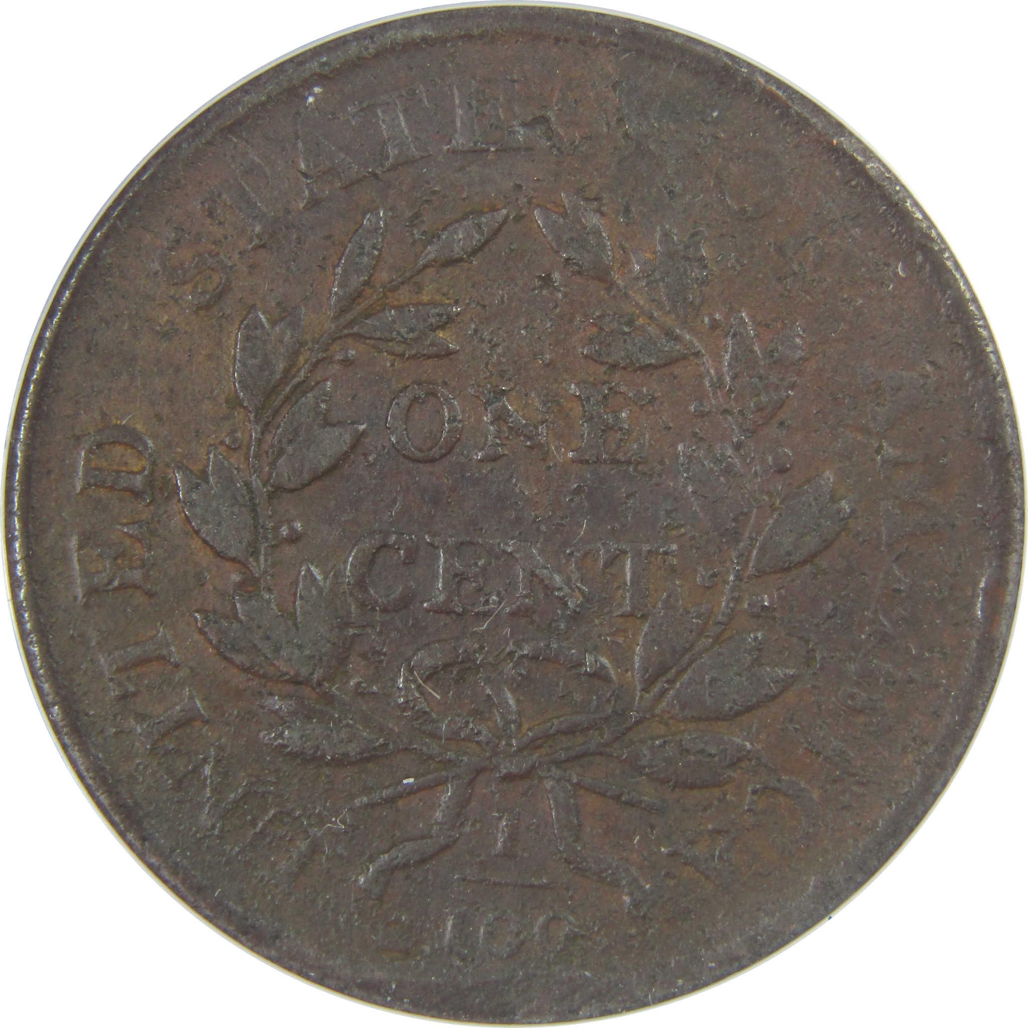 1801 Draped Bust Large Cent F 15 Details ANACS SKU:CPC1192