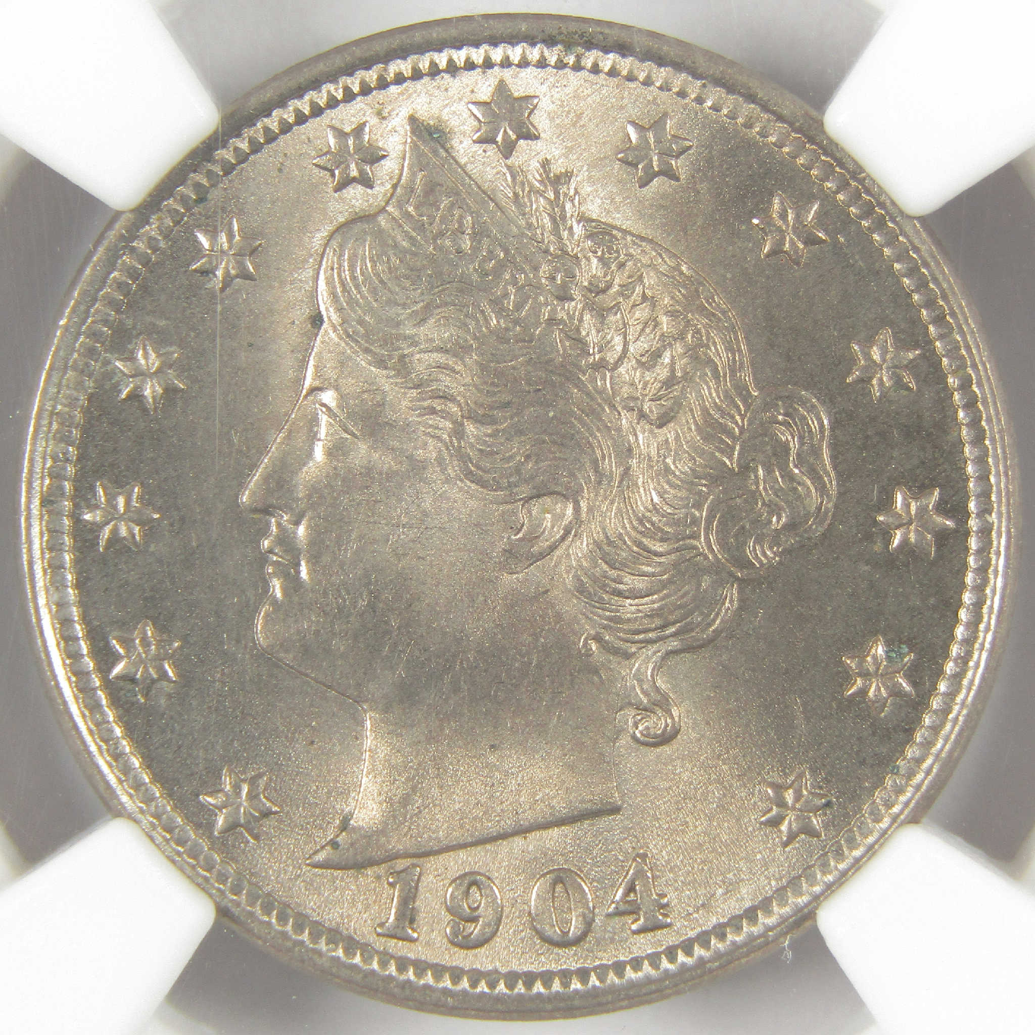 1904 Liberty Head V Nickel MS 64 NGC Uncirculated 5c Coin
