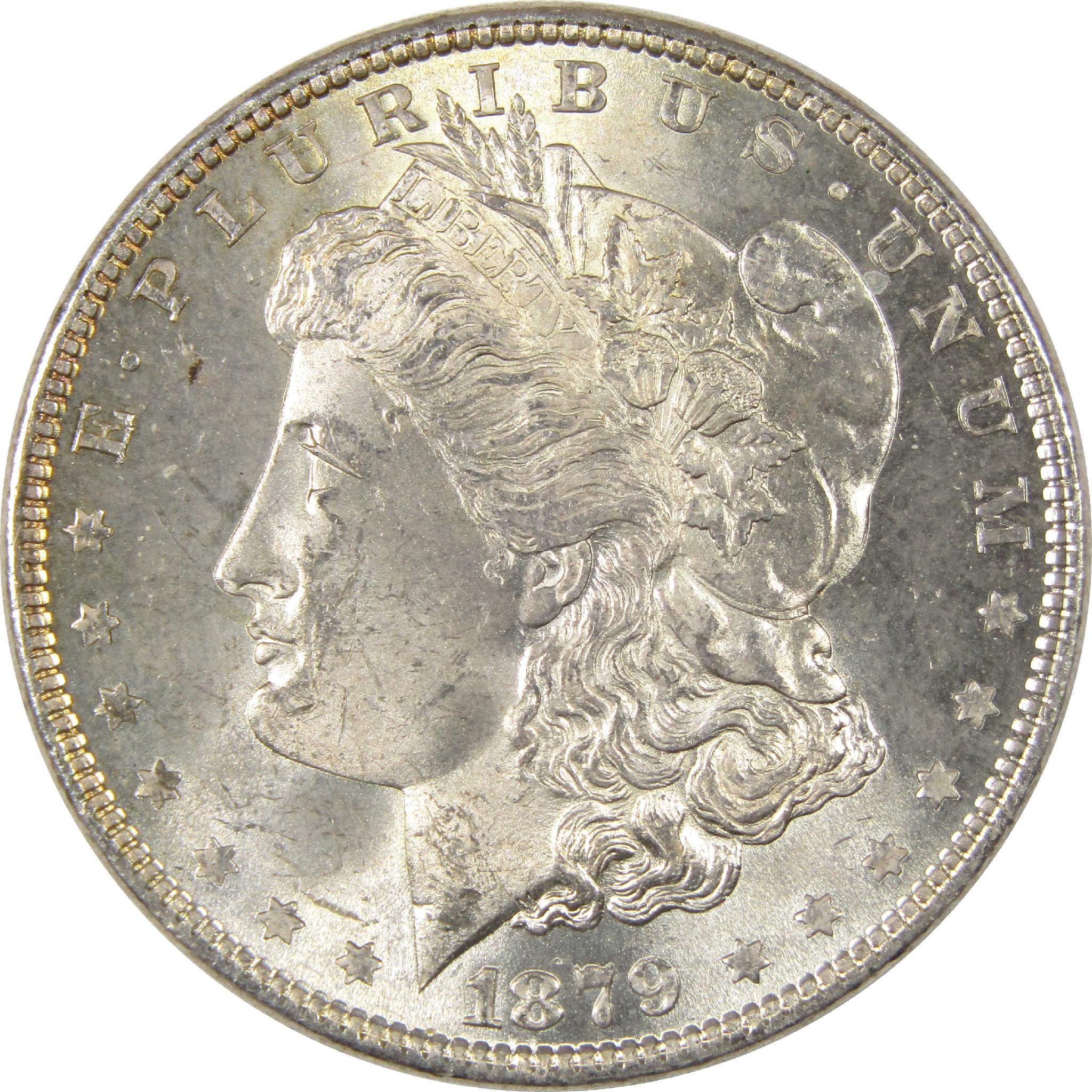 1879 Morgan Dollar Uncirculated Silver $1 Coin - Morgan coin - Morgan silver dollar - Morgan silver dollar for sale - Profile Coins & Collectibles