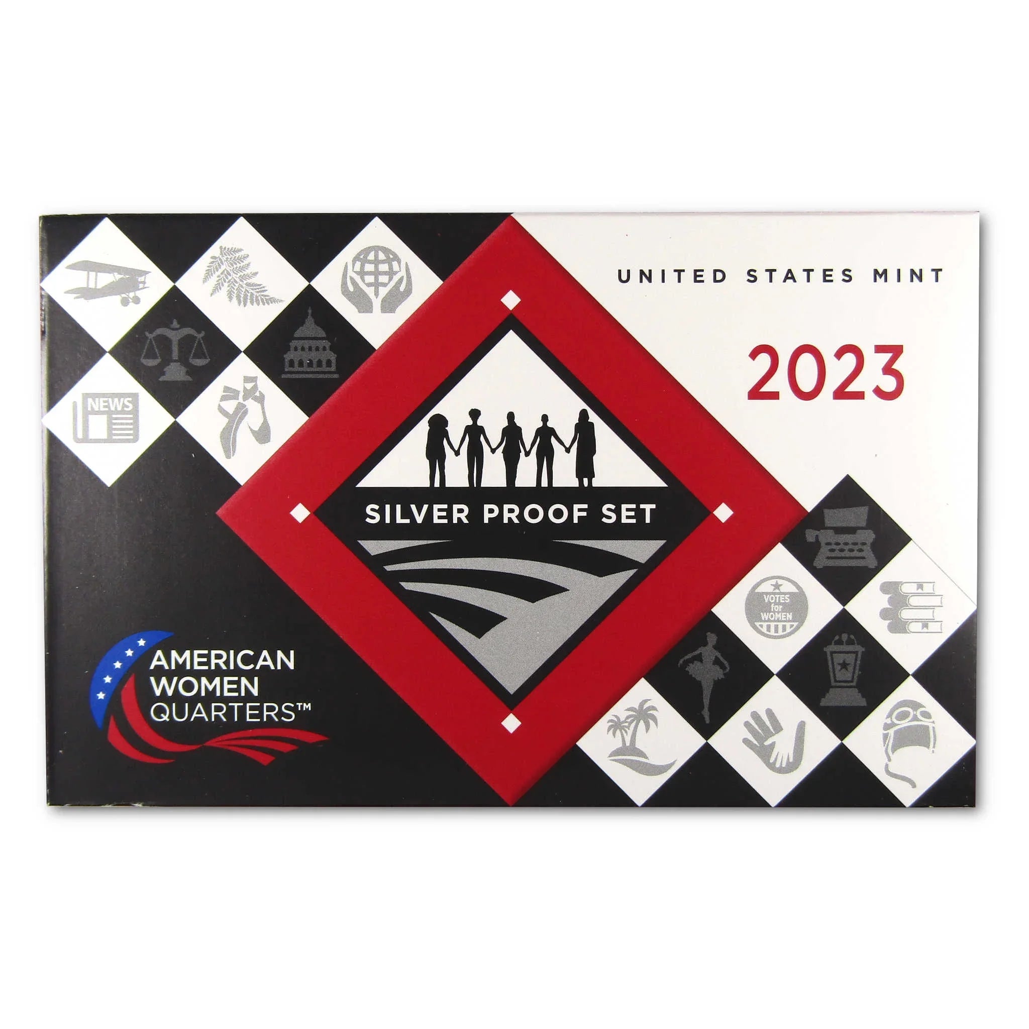 2023 American Women Quarters Silver Proof Set in U.S. Mint packaging