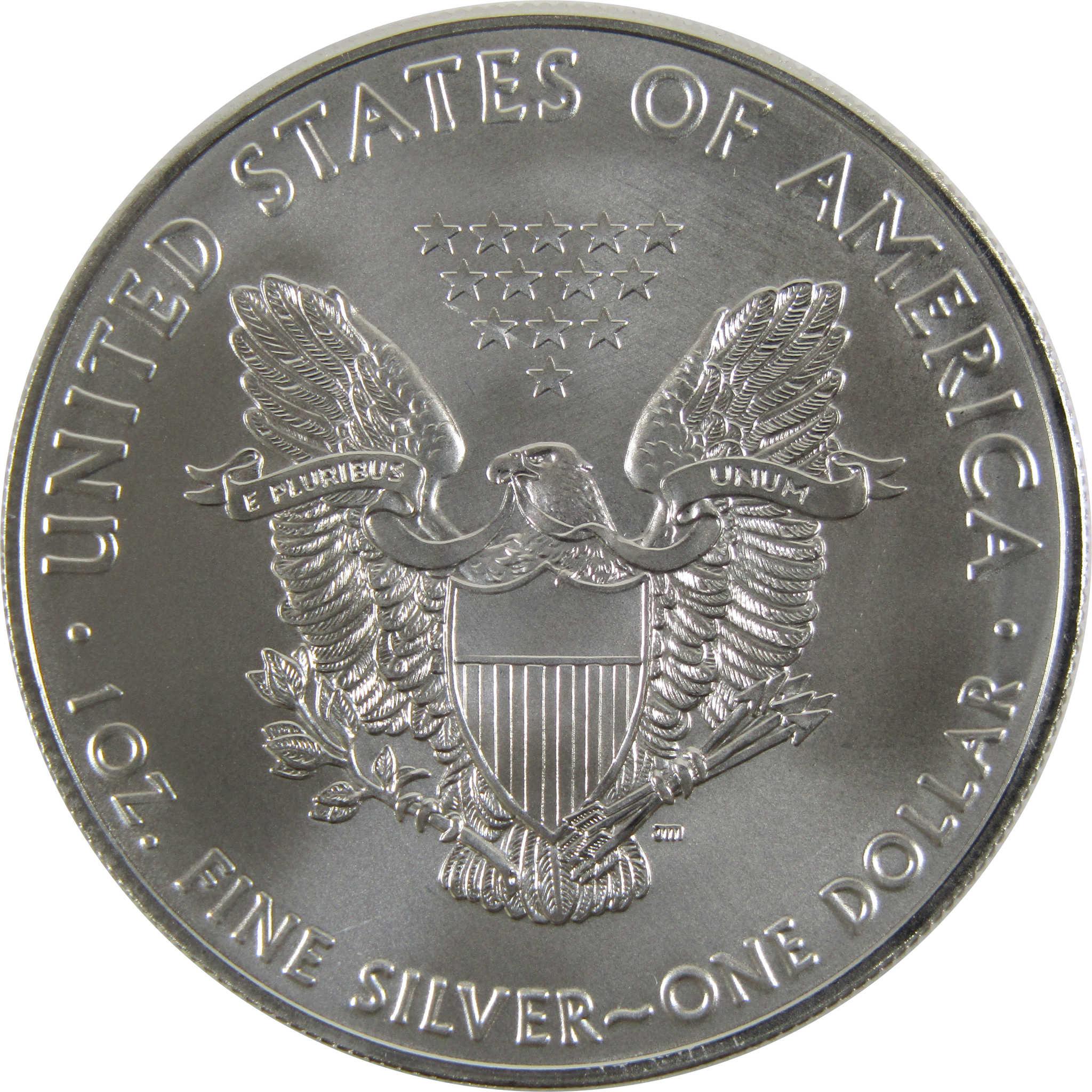 2018 American Eagle BU Uncirculated 1 oz .999 Silver Bullion $1 Coin