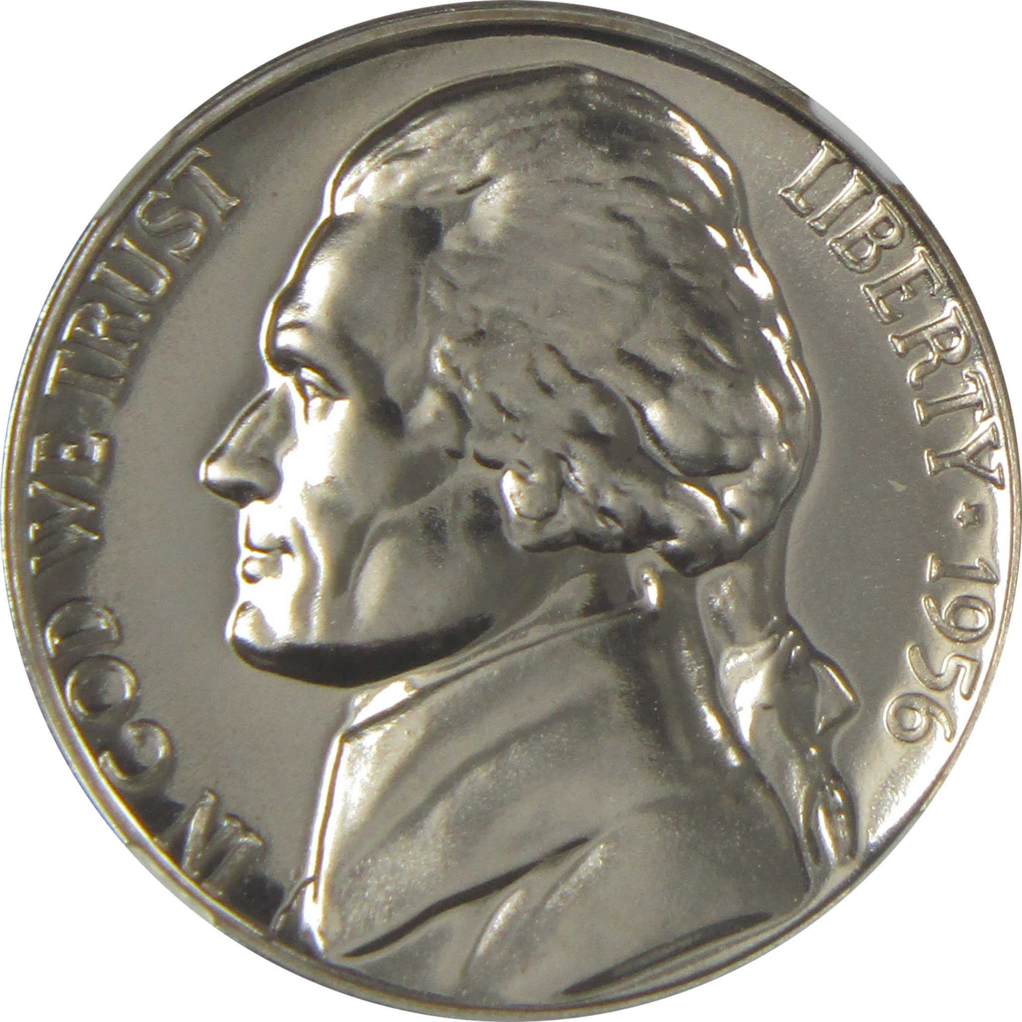 1956 Jefferson Nickel PF 69 NGC Proof 5c Coin SKU:I20640