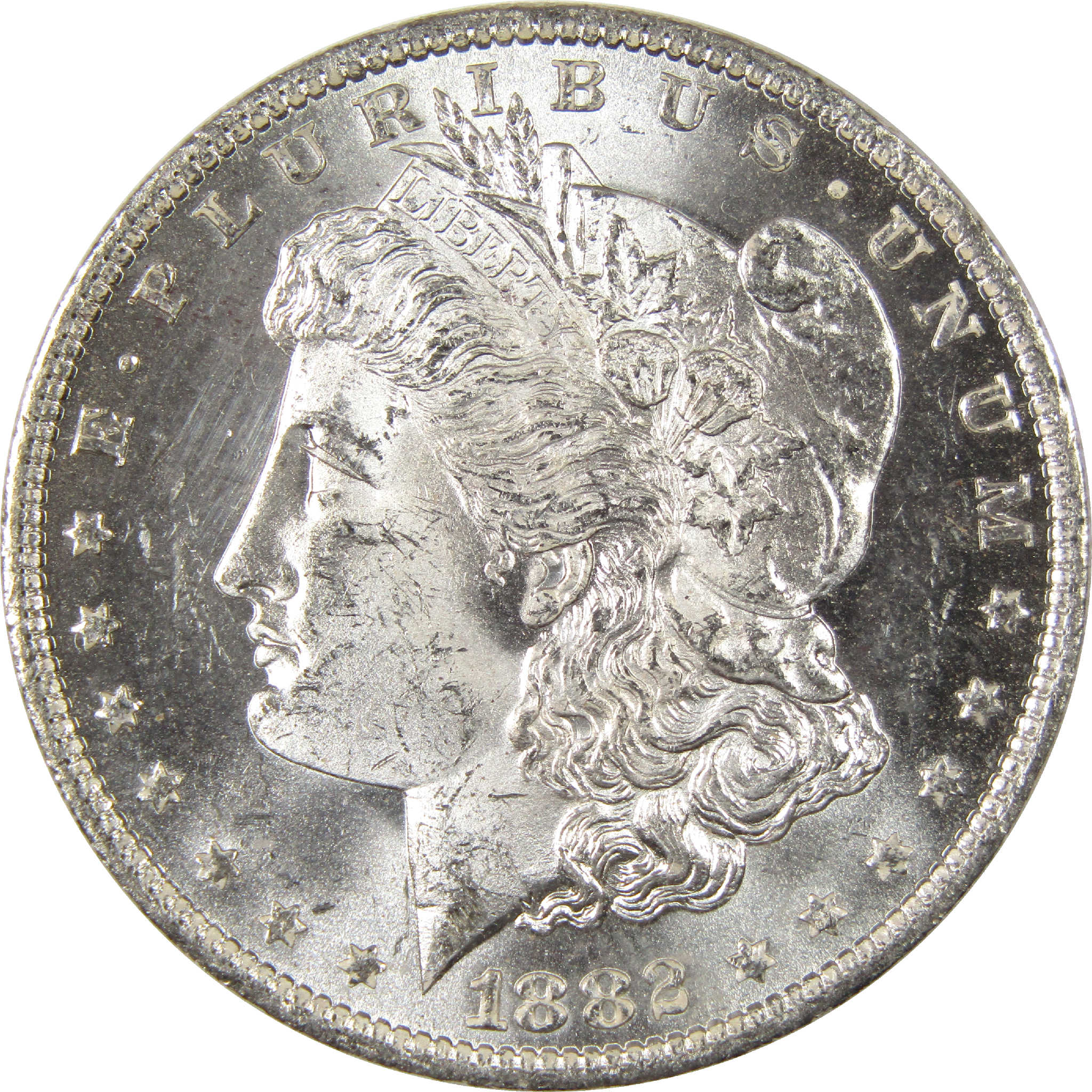 1882 O Morgan Dollar Uncirculated Silver $1 Coin - Morgan coin - Morgan silver dollar - Morgan silver dollar for sale - Profile Coins & Collectibles