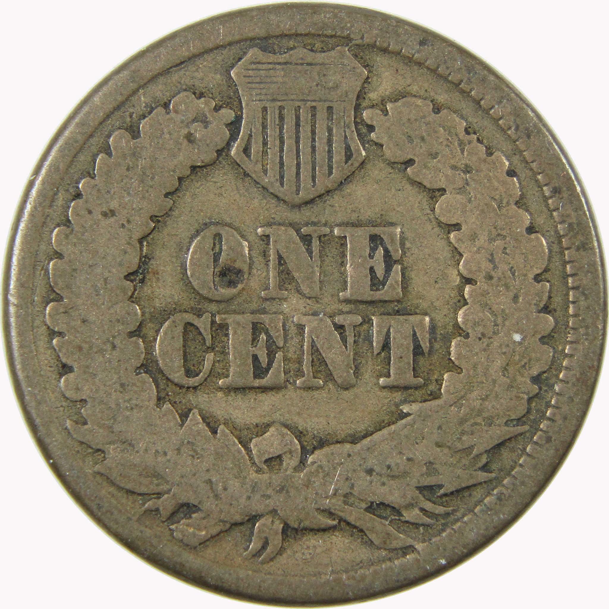 1863 Indian Head Cent G Good Penny 1c Coin SKU:CP1101