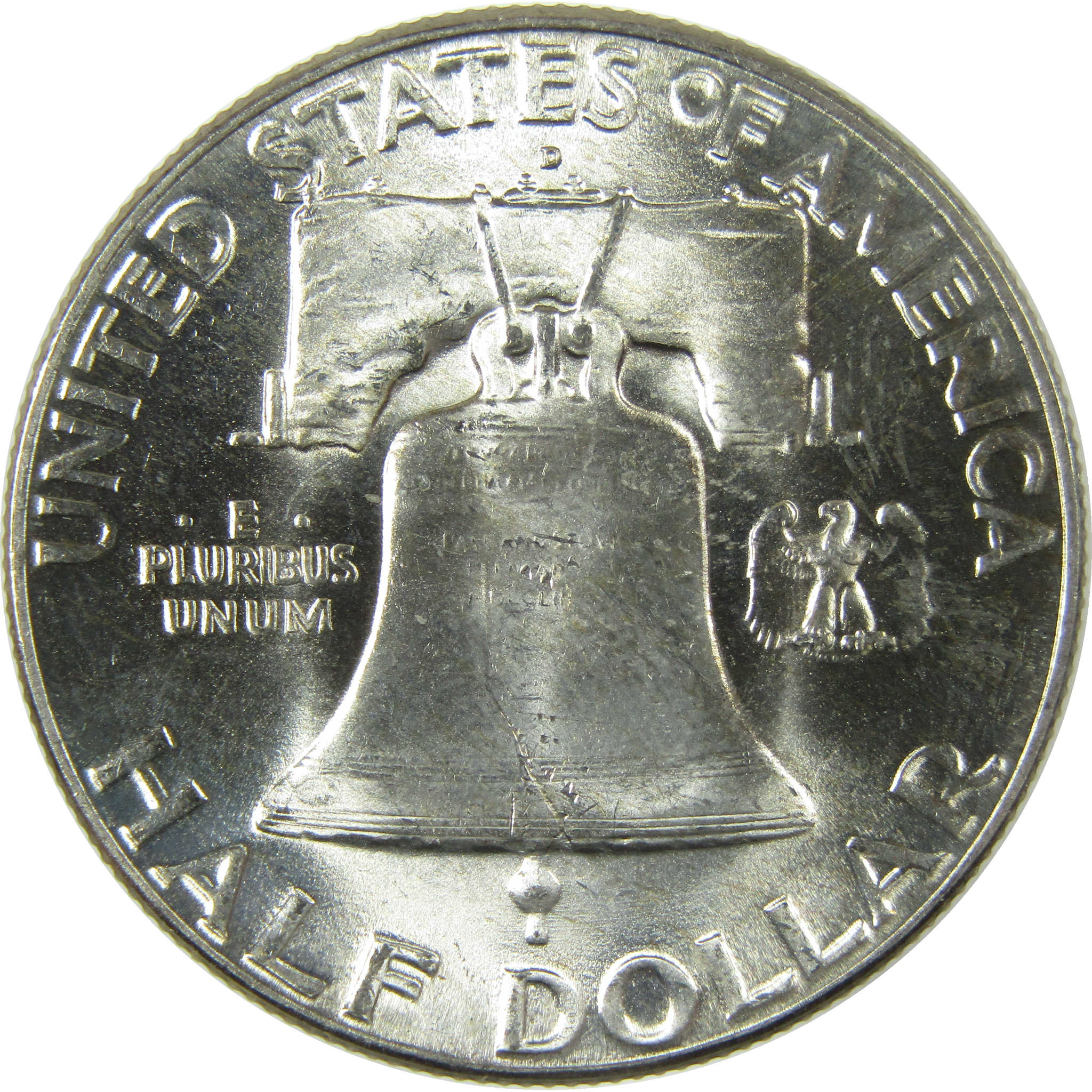 1948 D Franklin Silver Half Dollar Uncirculated Mint State SKU:I27832