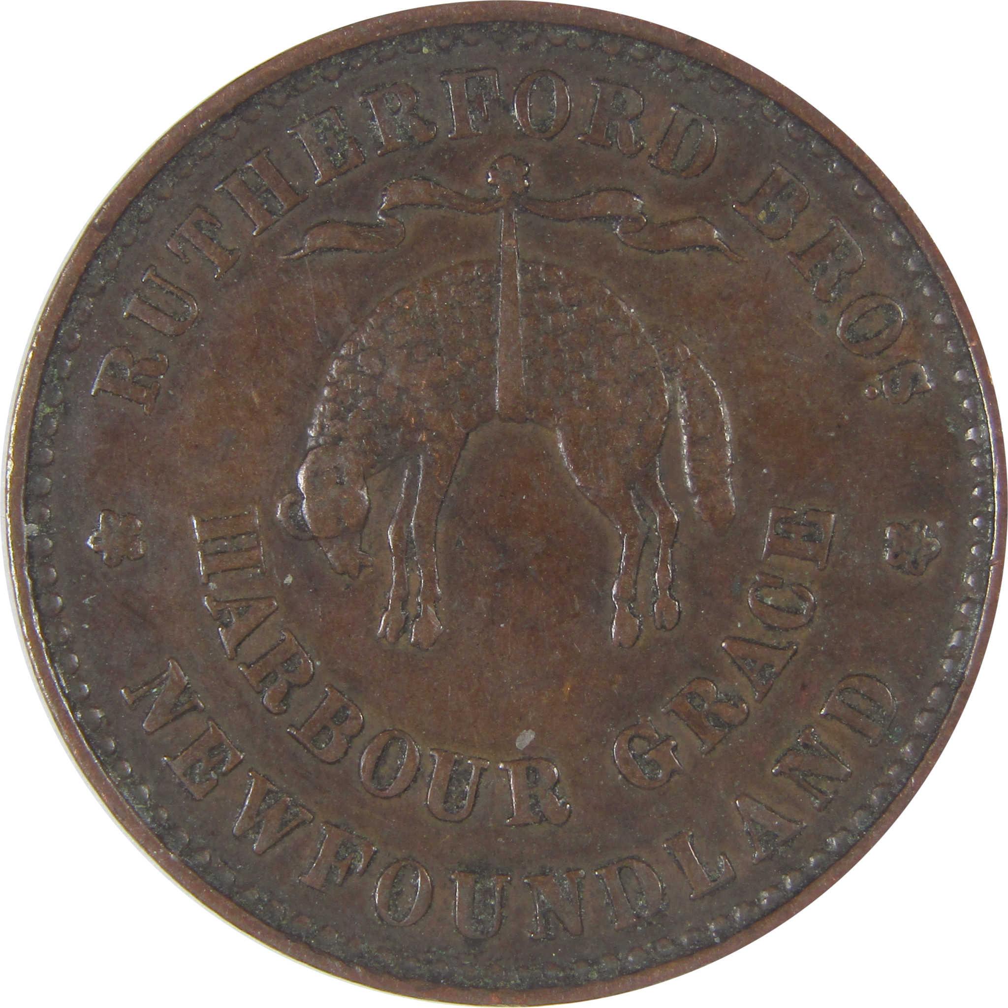 1846 Canada Newfoundland Rutherford Harbour Grace Token SKU:CPC9726