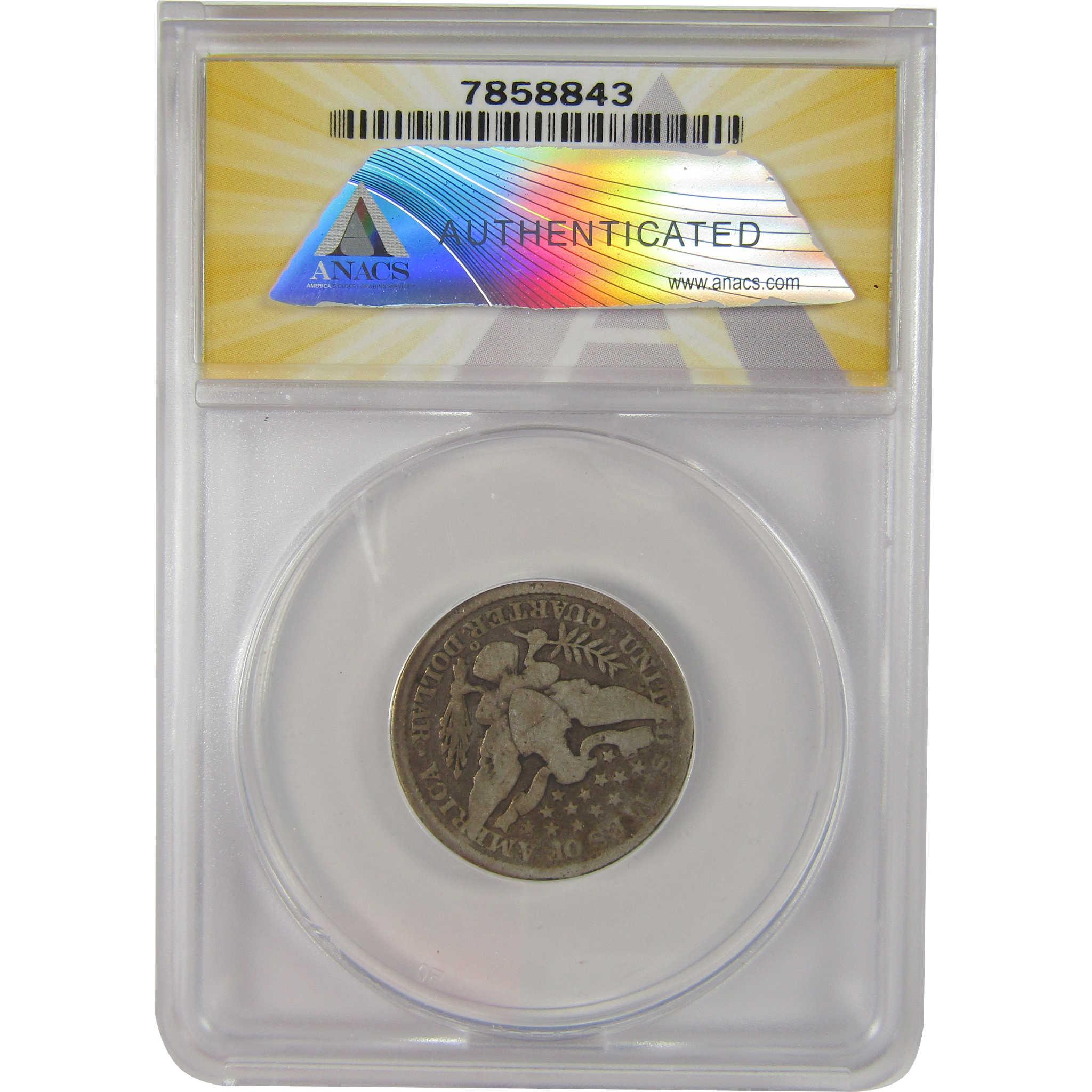 1896 O Barber Quarter G 4 ANACS Silver 25c Coin SKU:I20223