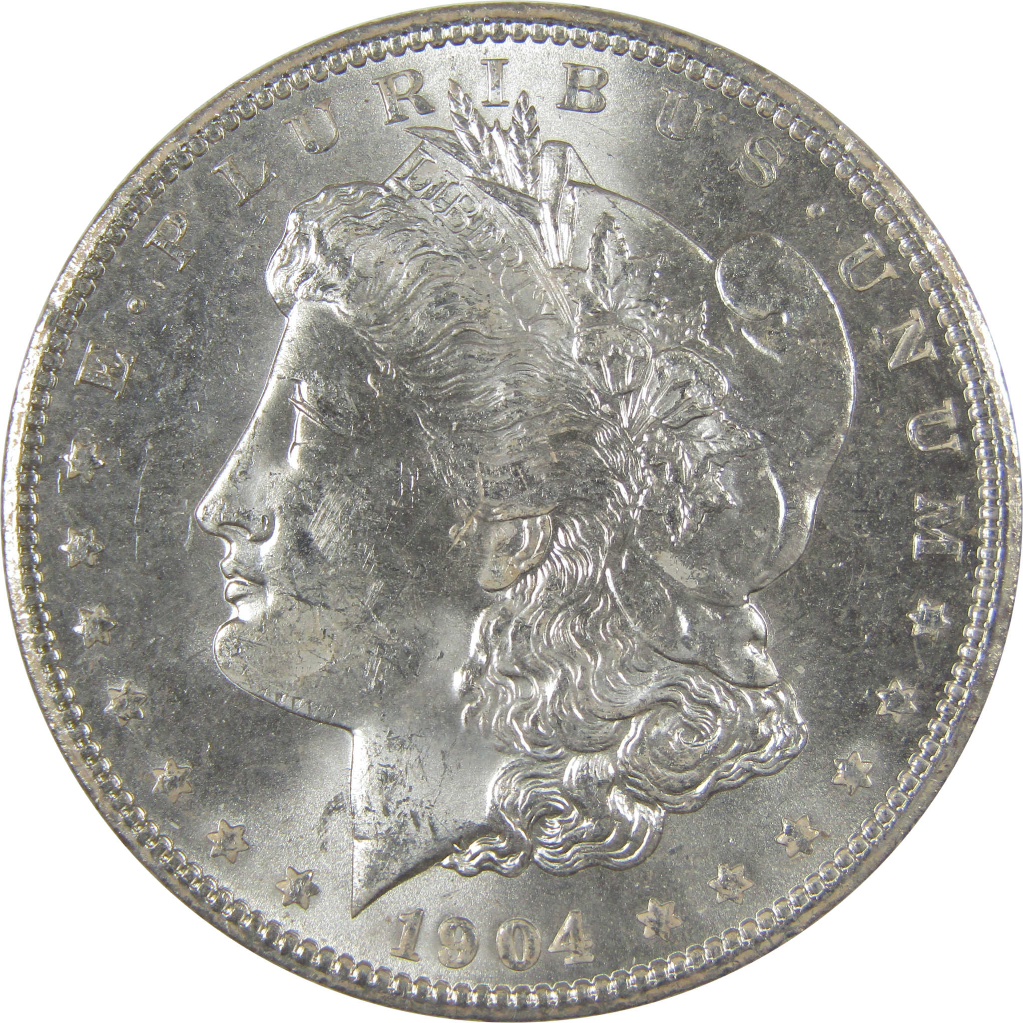 1904 O Morgan Dollar Uncirculated Silver $1 Coin SKU:I22727 - Morgan coin - Morgan silver dollar - Morgan silver dollar for sale - Profile Coins & Collectibles