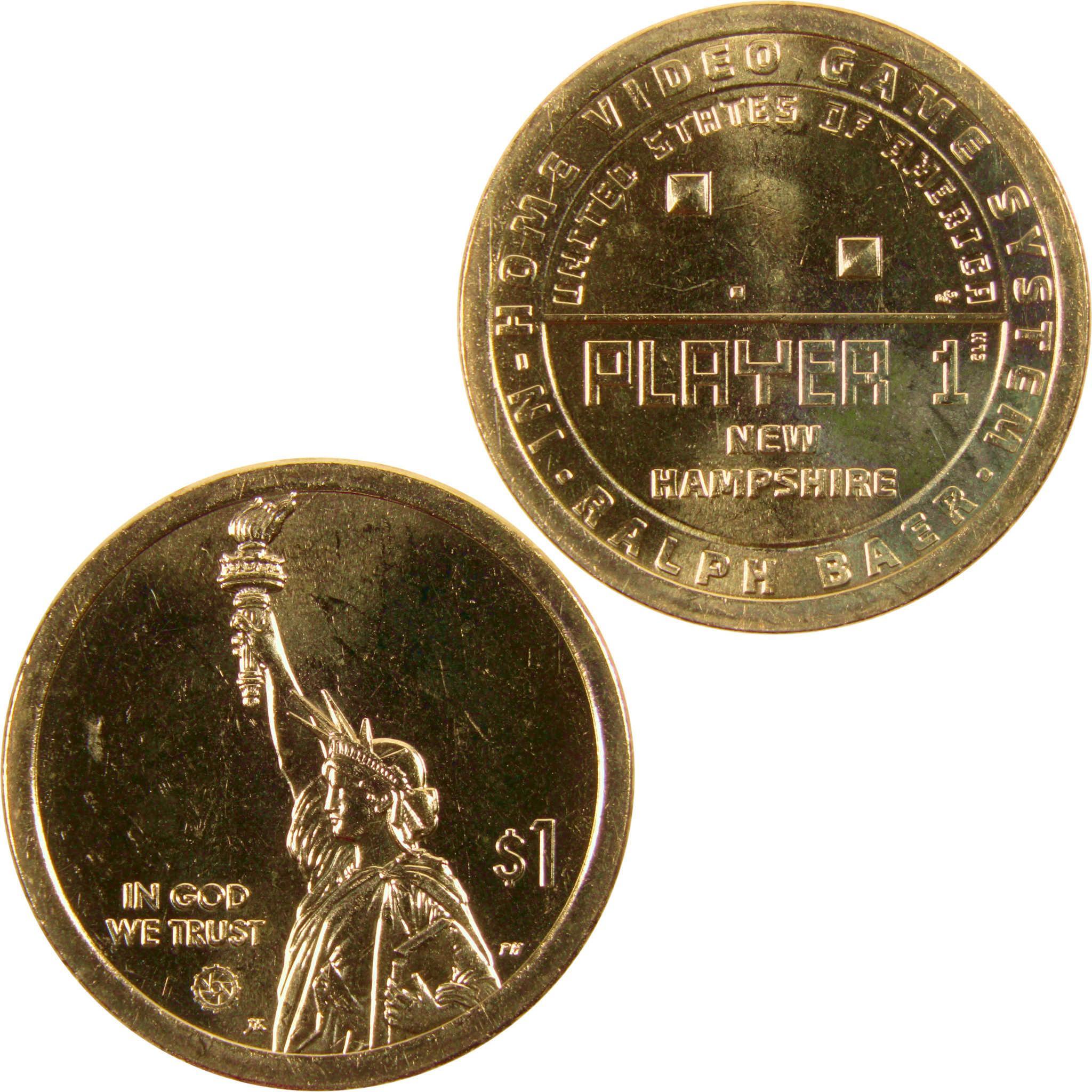 2021 D Ralph Baer American Innovation Dollar BU Uncirculated $1 Coin