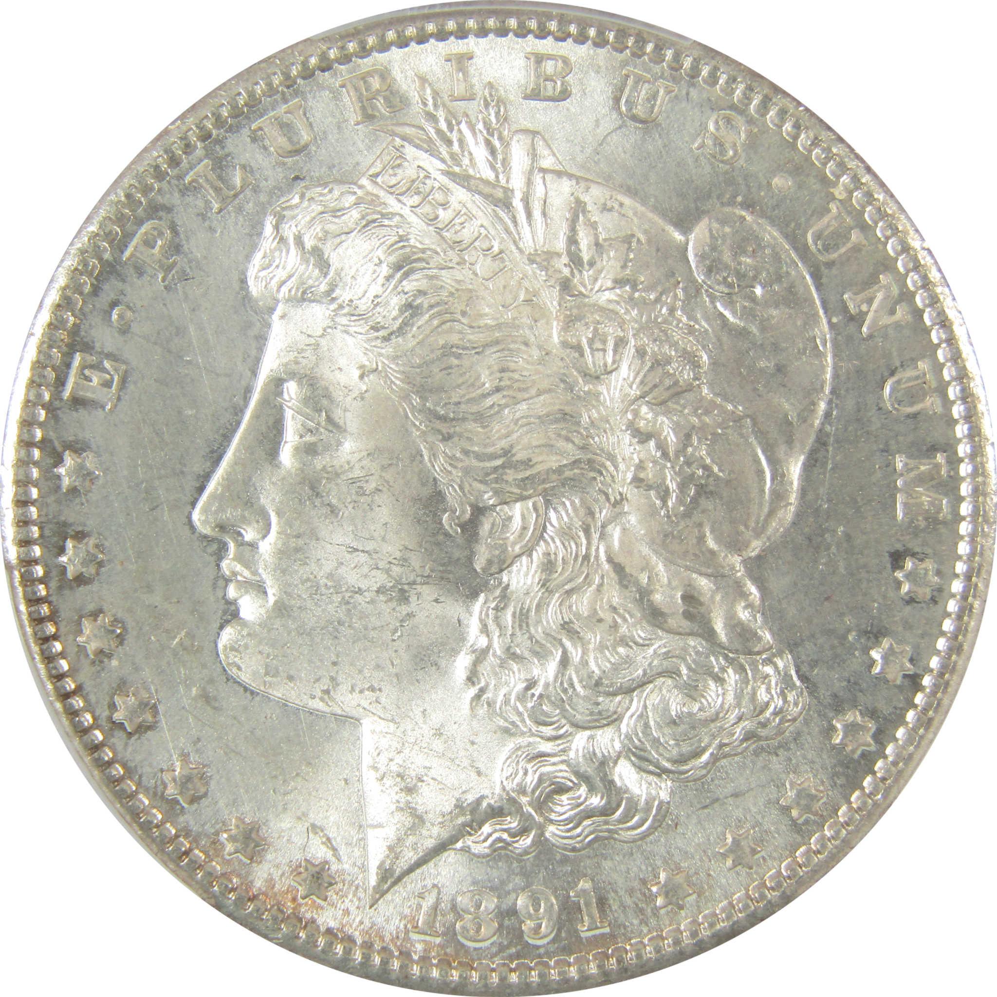 1891 S Morgan Dollar MS 63 PCGS Silver Uncirculated $1 Coin SKU:I19626 - Morgan coin - Morgan silver dollar - Morgan silver dollar for sale - Profile Coins & Collectibles