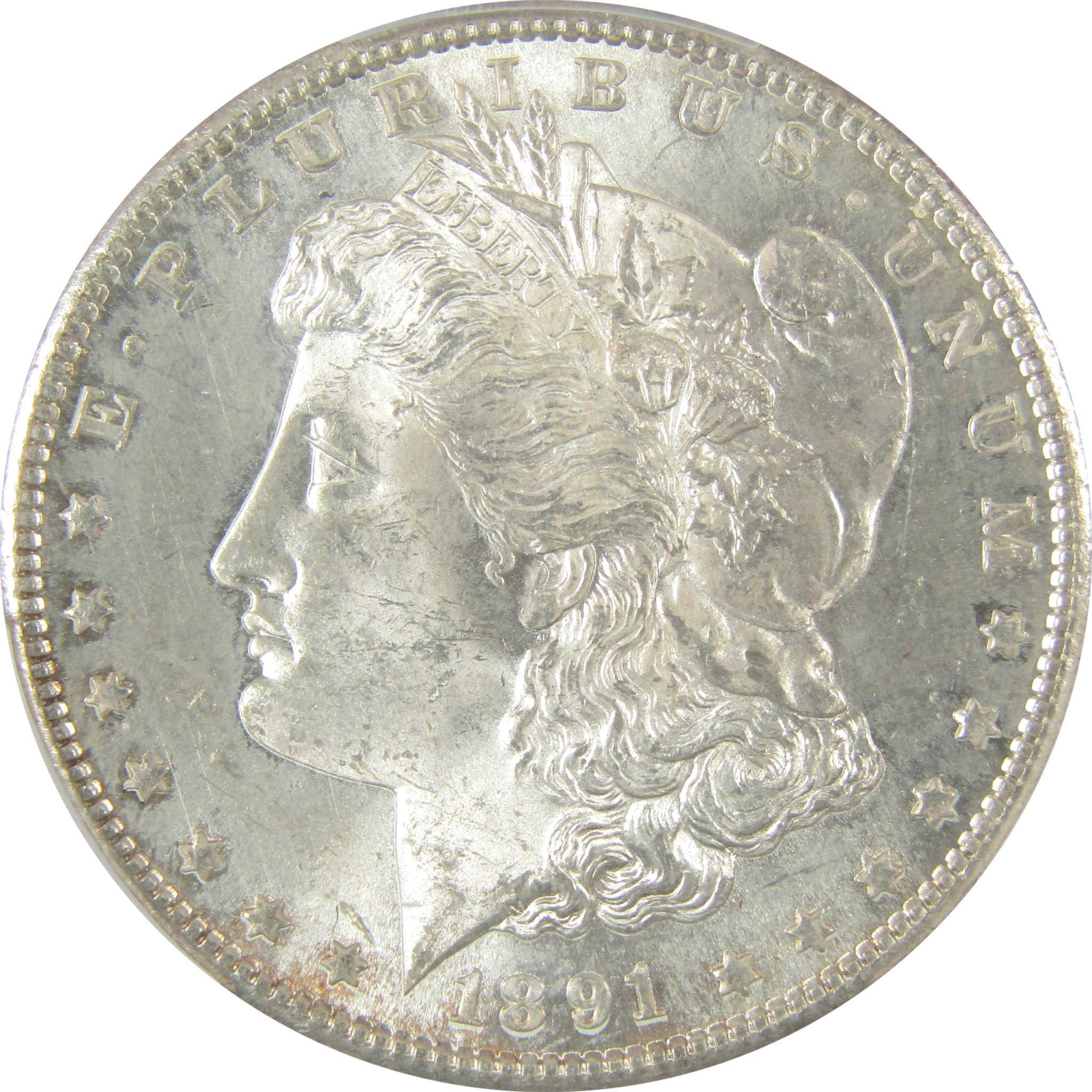 1891 S Morgan Dollar MS 63 PCGS Silver Uncirculated $1 Coin SKU:I19626 - Morgan coin - Morgan silver dollar - Morgan silver dollar for sale - Profile Coins & Collectibles