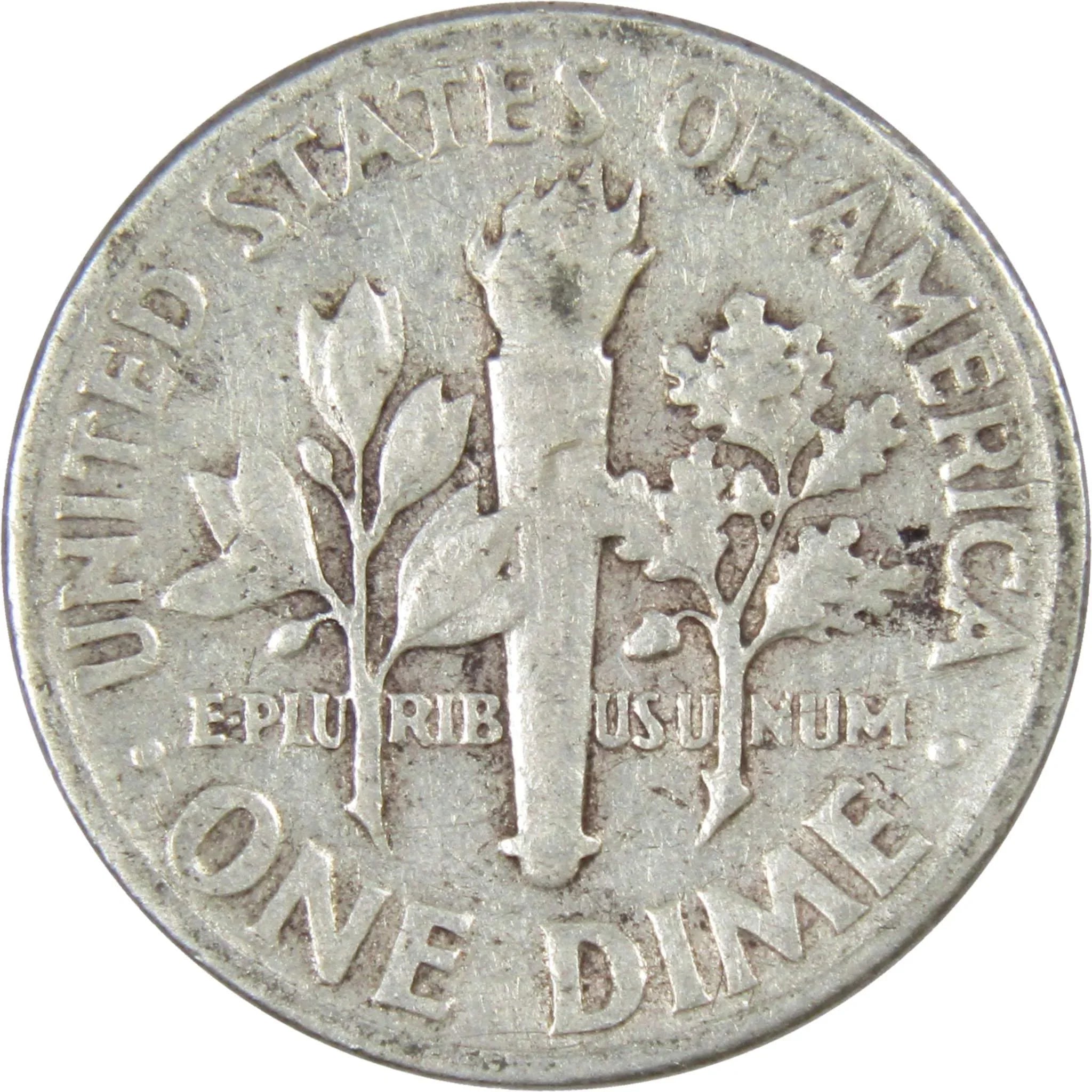 1949 Roosevelt Dime Circulated Silver 10c Coin Collectible