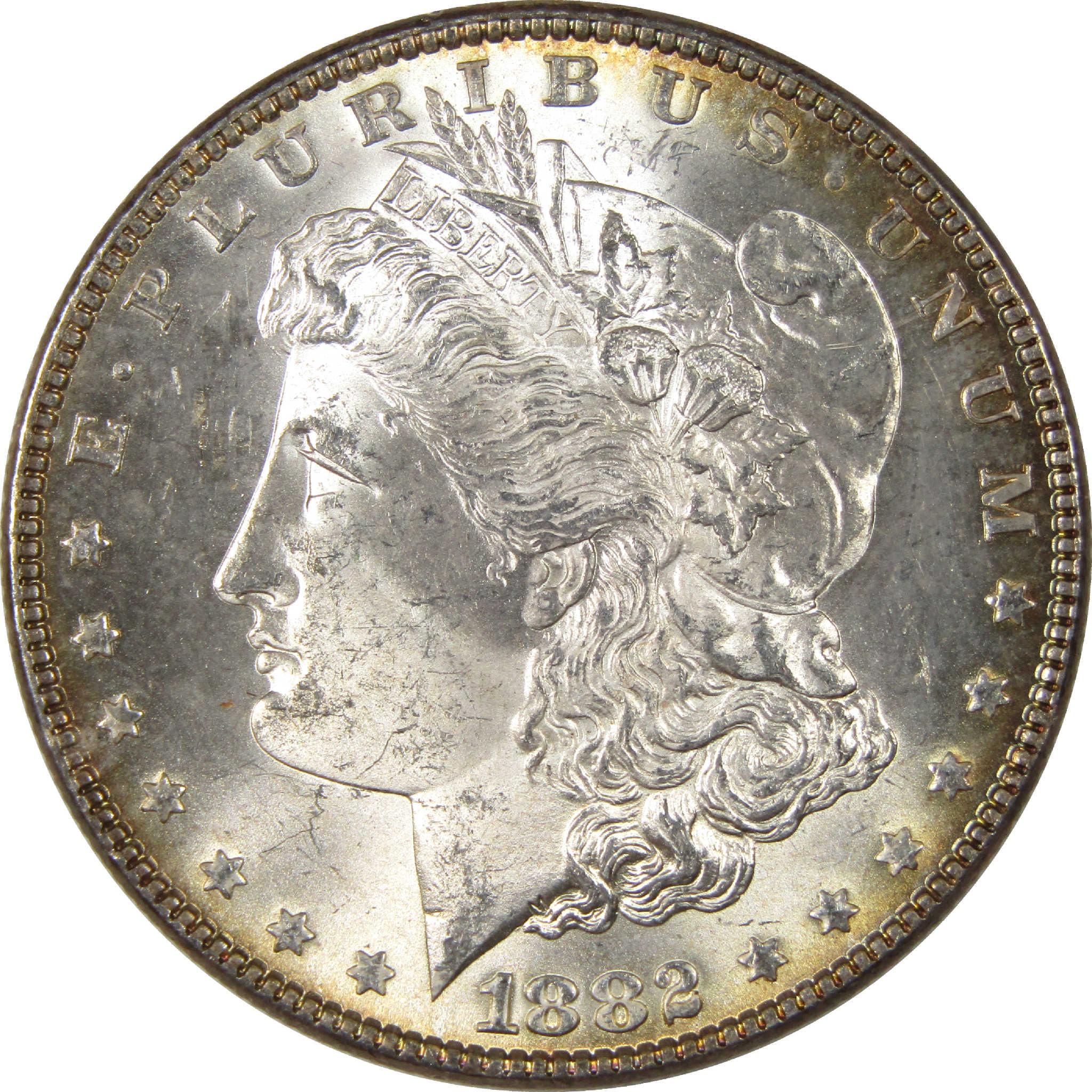 1882 Morgan Dollar BU Choice Uncirculated Silver $1 Coin - Morgan coin - Morgan silver dollar - Morgan silver dollar for sale - Profile Coins & Collectibles