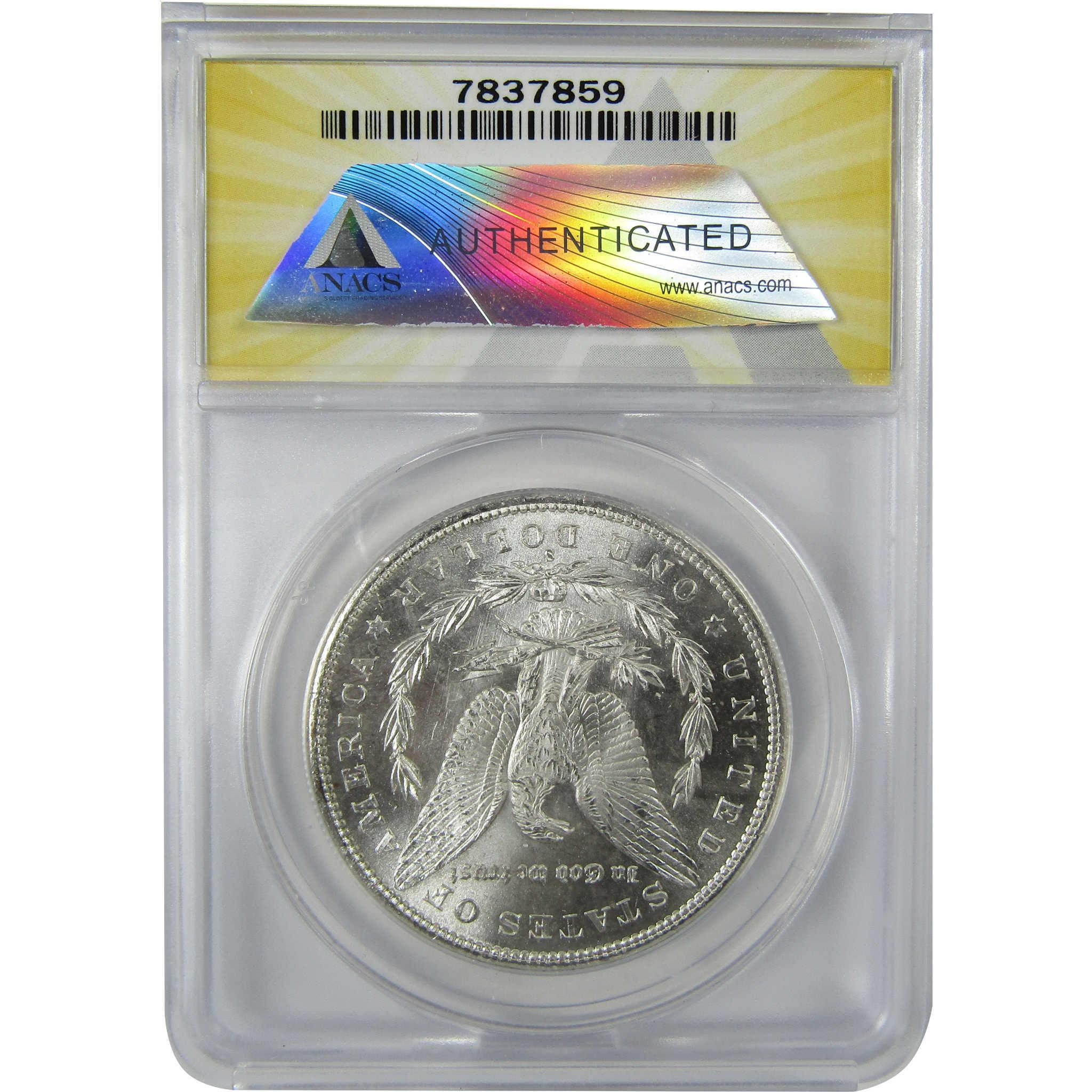 1879 S Rev 79 Morgan Silver Dollar MS 63 ANACS Uncirculated SKU:CP612 - Morgan coin - Morgan silver dollar - Morgan silver dollar for sale - Profile Coins & Collectibles