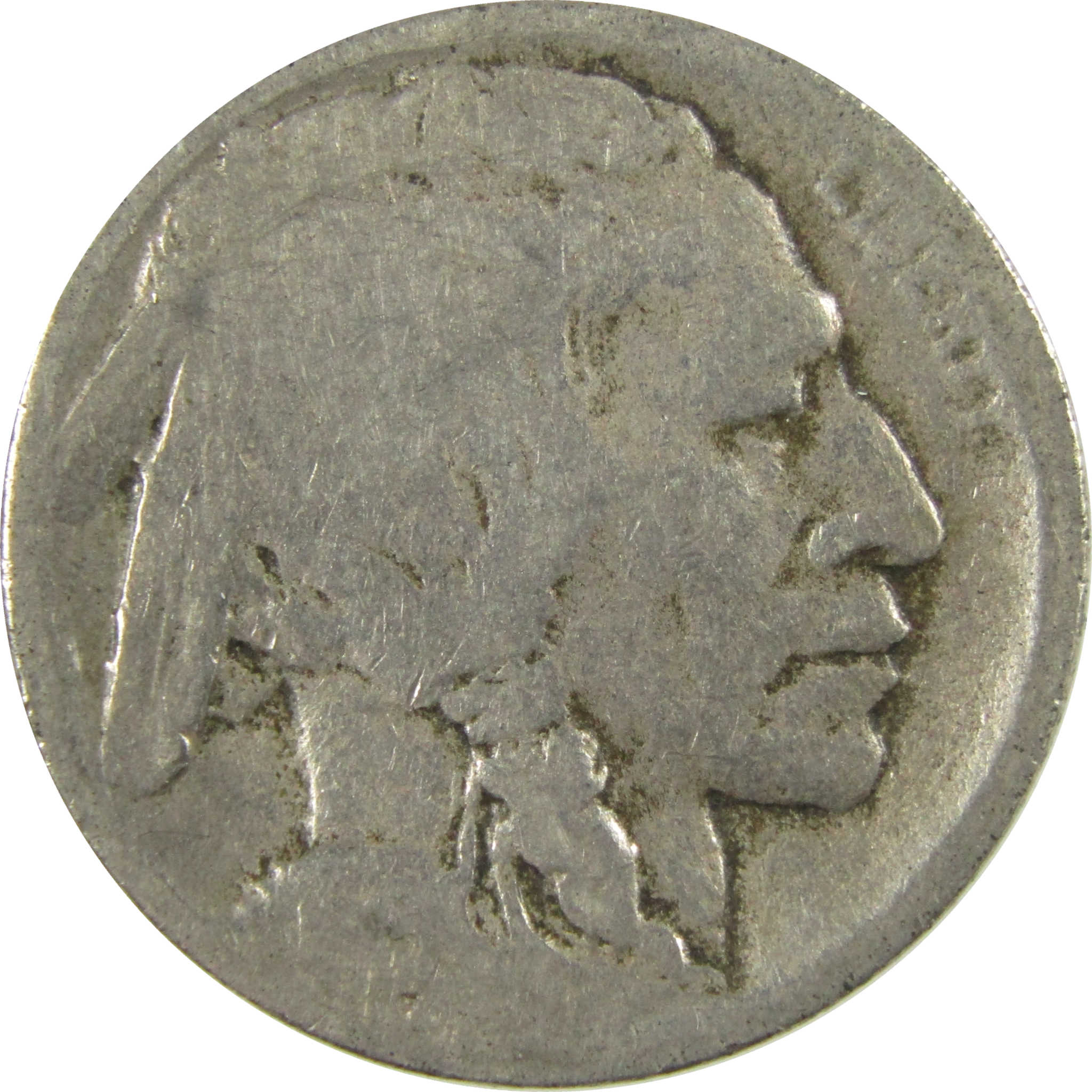 1915 D Indian Head Buffalo Nickel AG About Good 5c Coin SKU:I28223