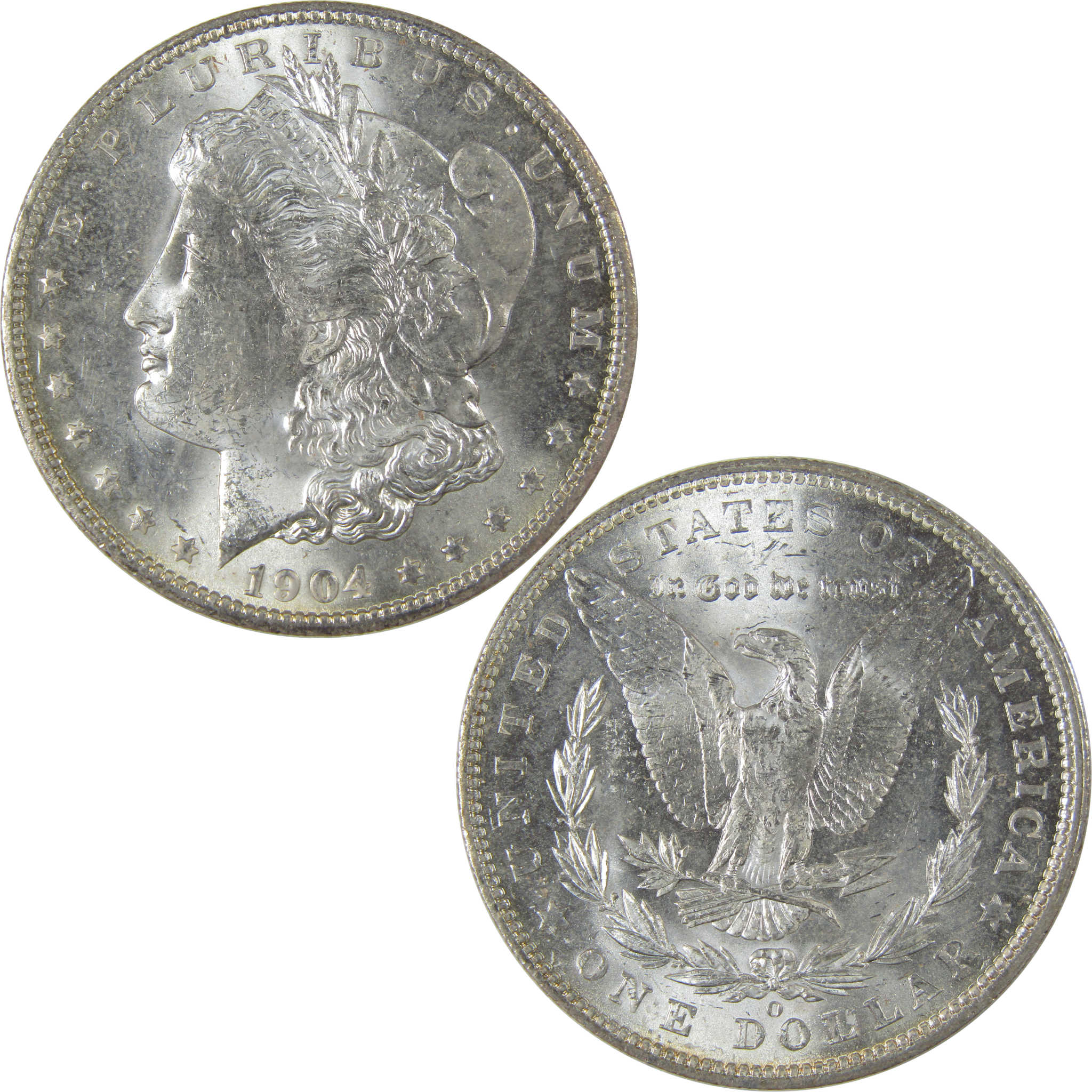 1904 O Morgan Dollar Uncirculated Silver $1 Coin SKU:I22733 - Morgan coin - Morgan silver dollar - Morgan silver dollar for sale - Profile Coins & Collectibles