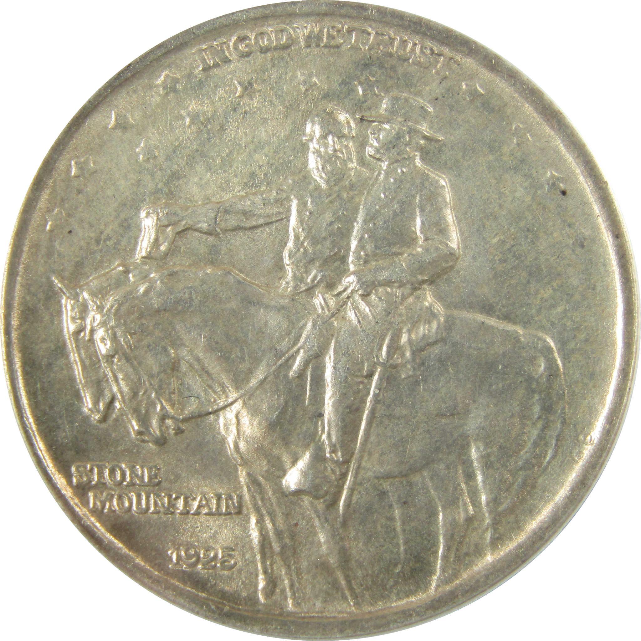 1925 Stone Mountain Memorial DDR Silver 50c MS 63 ANACS SKU:I28011