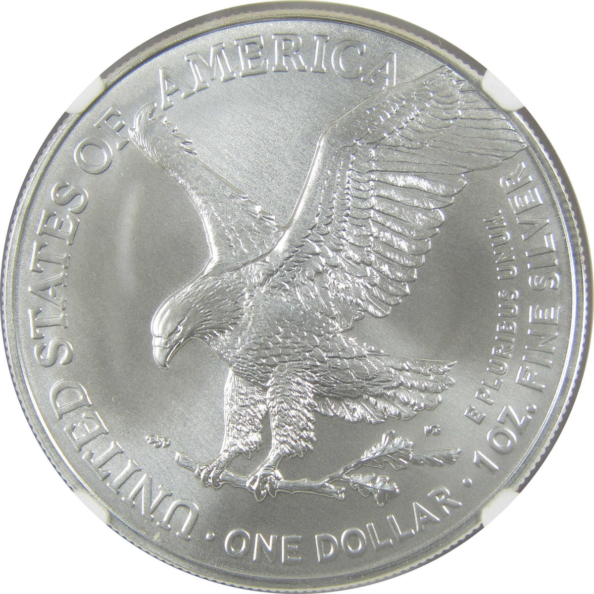 2021 Type 2 American Silver Eagle MS 70 NGC Uncirculated $1 Coin