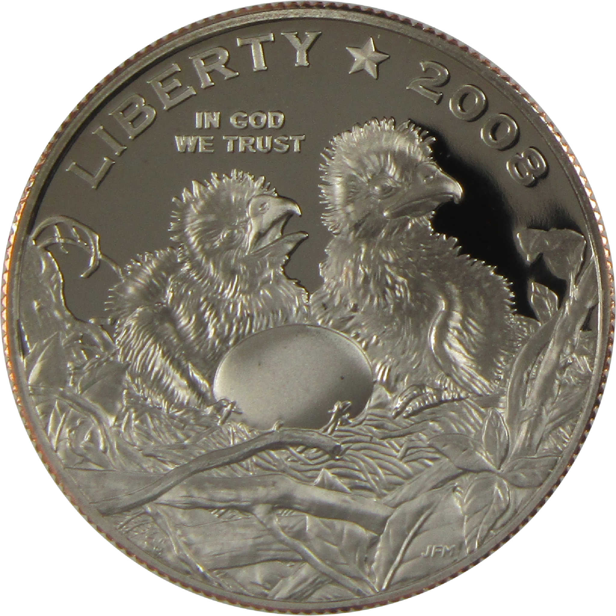 Bald Eagle Recovery Commemorative Half Dollar 2008 S Choice Proof Clad